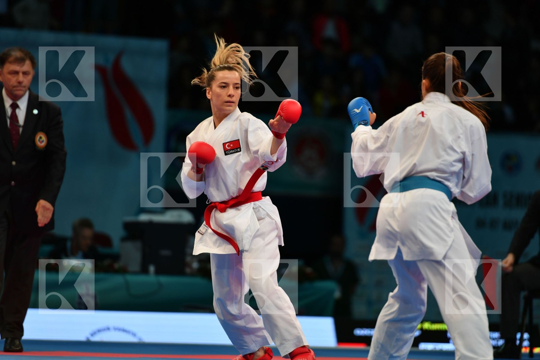 Female kumite -50 kg Fyr of macedonia Ozcelik Serap Radichevska