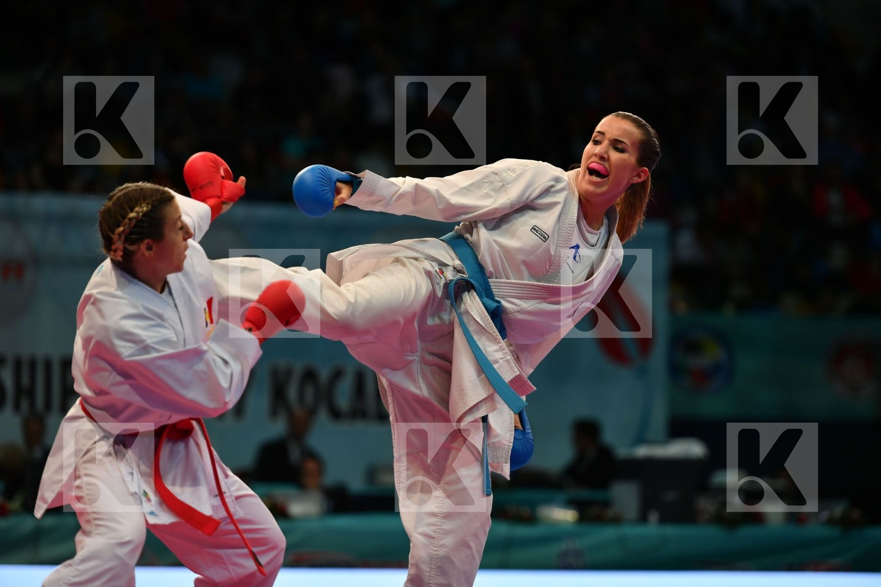 Female team kumite France France France Slovenia Slovenija Slove