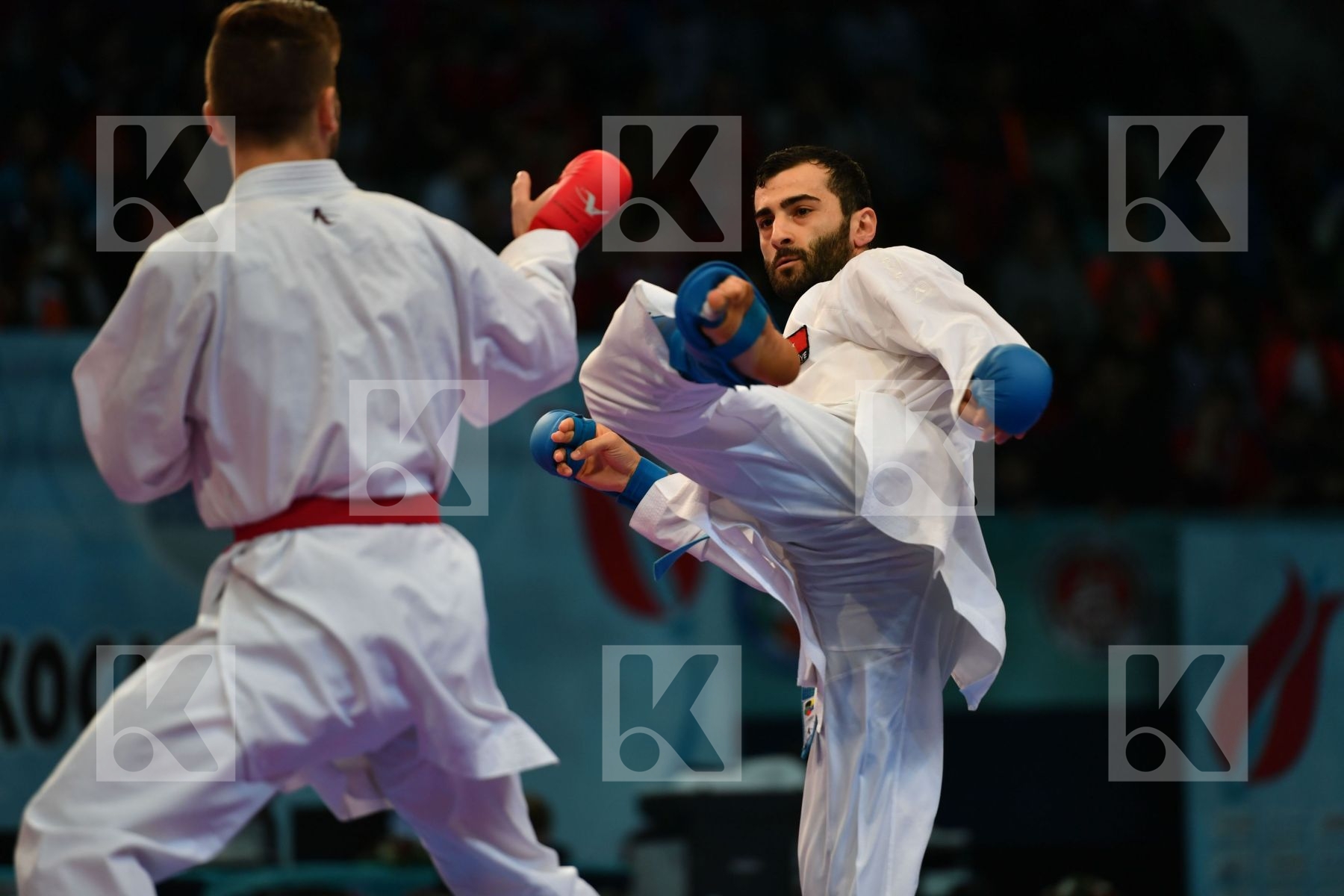 Aktas Ugur Fyr of macedonia Jakupi Berat Male kumite -84 kg Turk