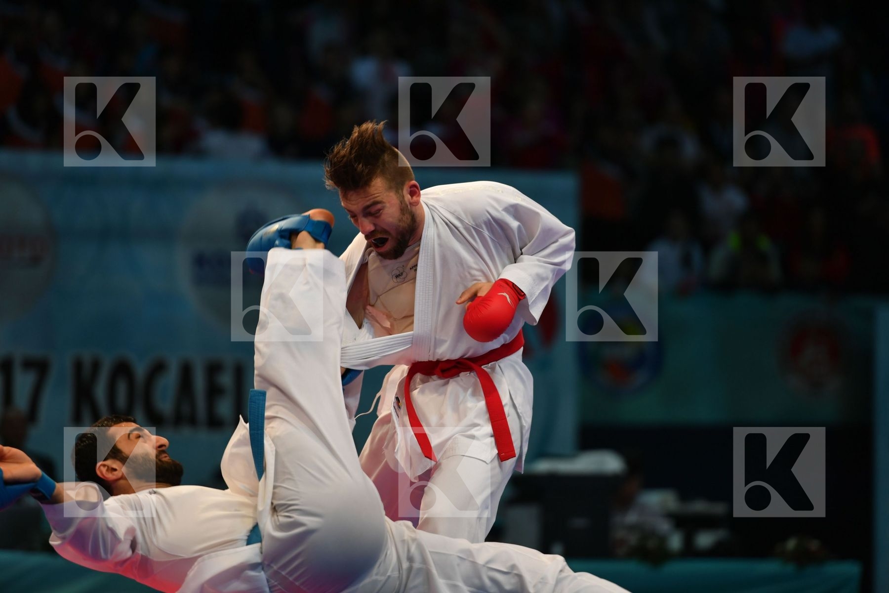 Aktas Ugur Fyr of macedonia Jakupi Berat Male kumite -84 kg Turk