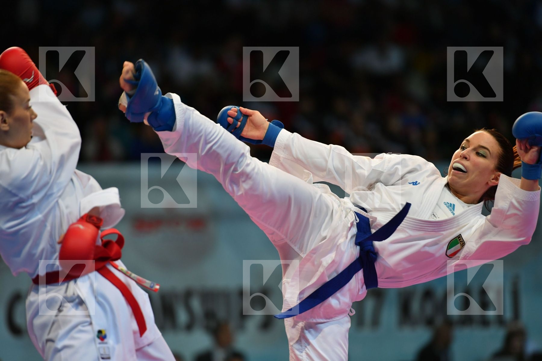 Cardin Sara Female kumite -55 kg Italy Turkey Yakan Tuba