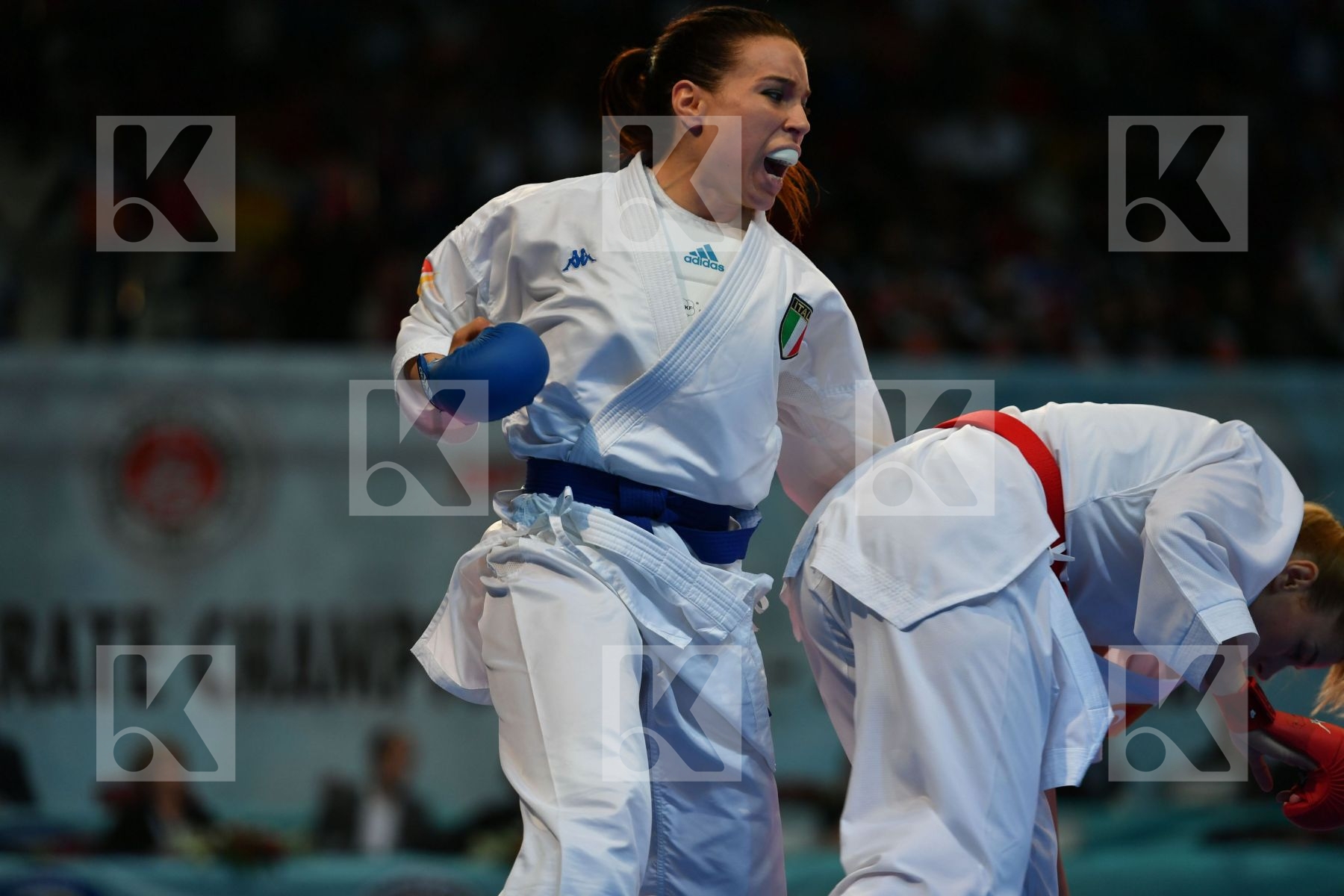 Cardin Sara Female kumite -55 kg Italy Turkey Yakan Tuba