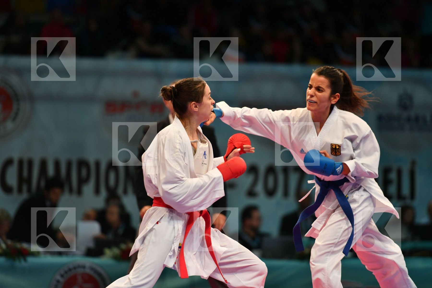 Bugur Duygu Female kumite -50 kg Germany Kryva Kateryna Ukraine