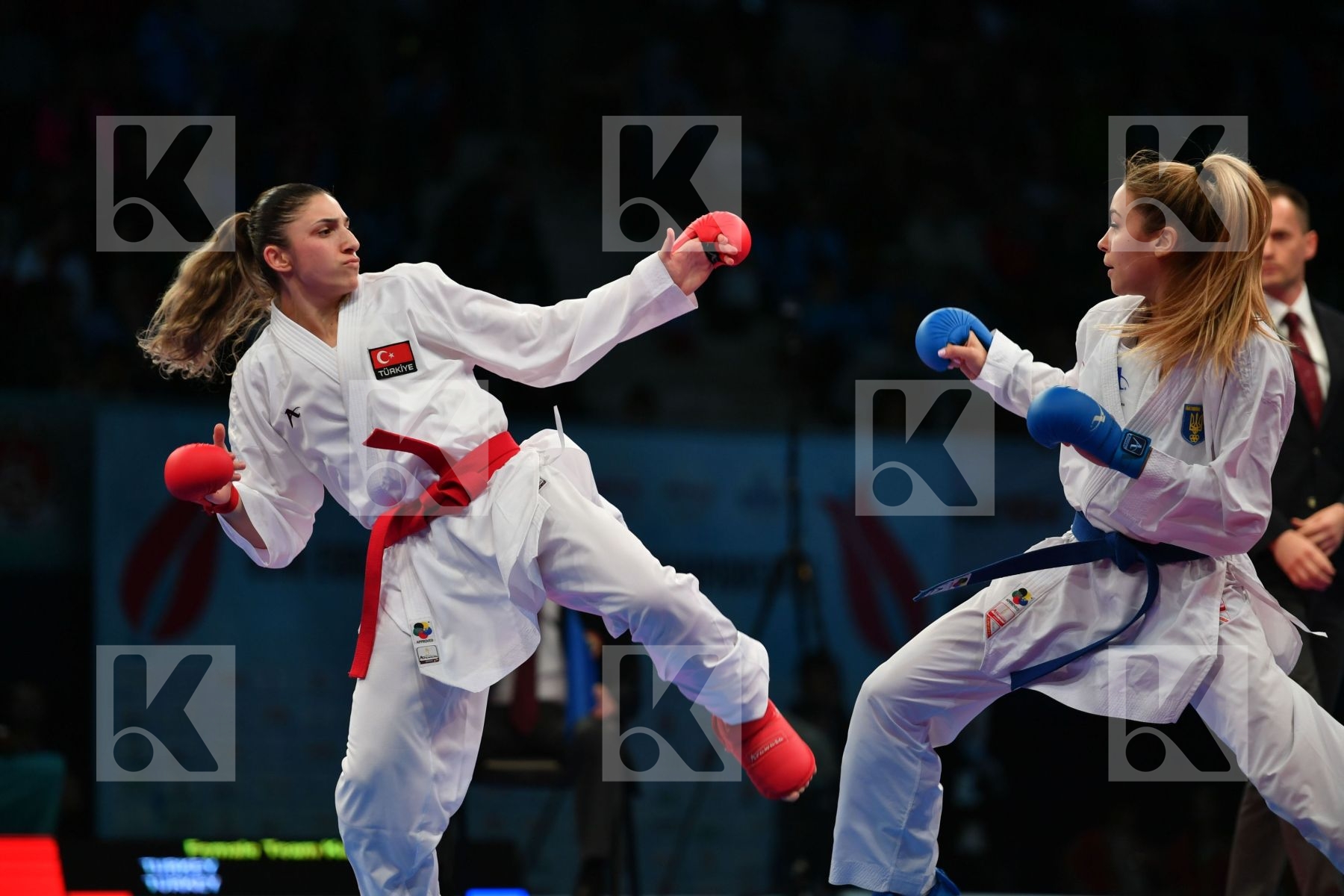 Female team kumite Germany Germany Germany Turkey Turkey Turkey