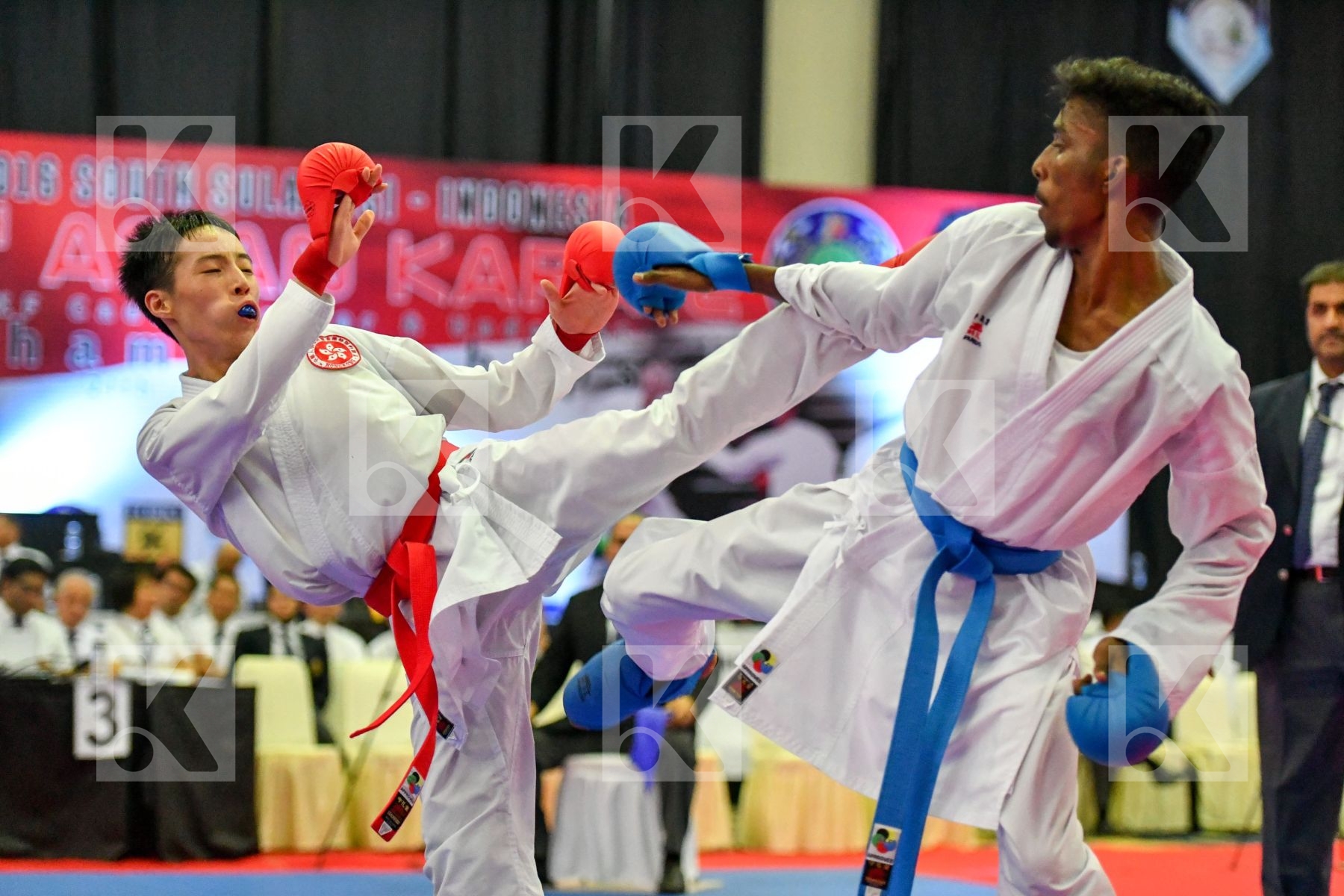 Chau Ka Him Hong Kong Junior Kumite Male -55 Kg Malaysia Shanmug