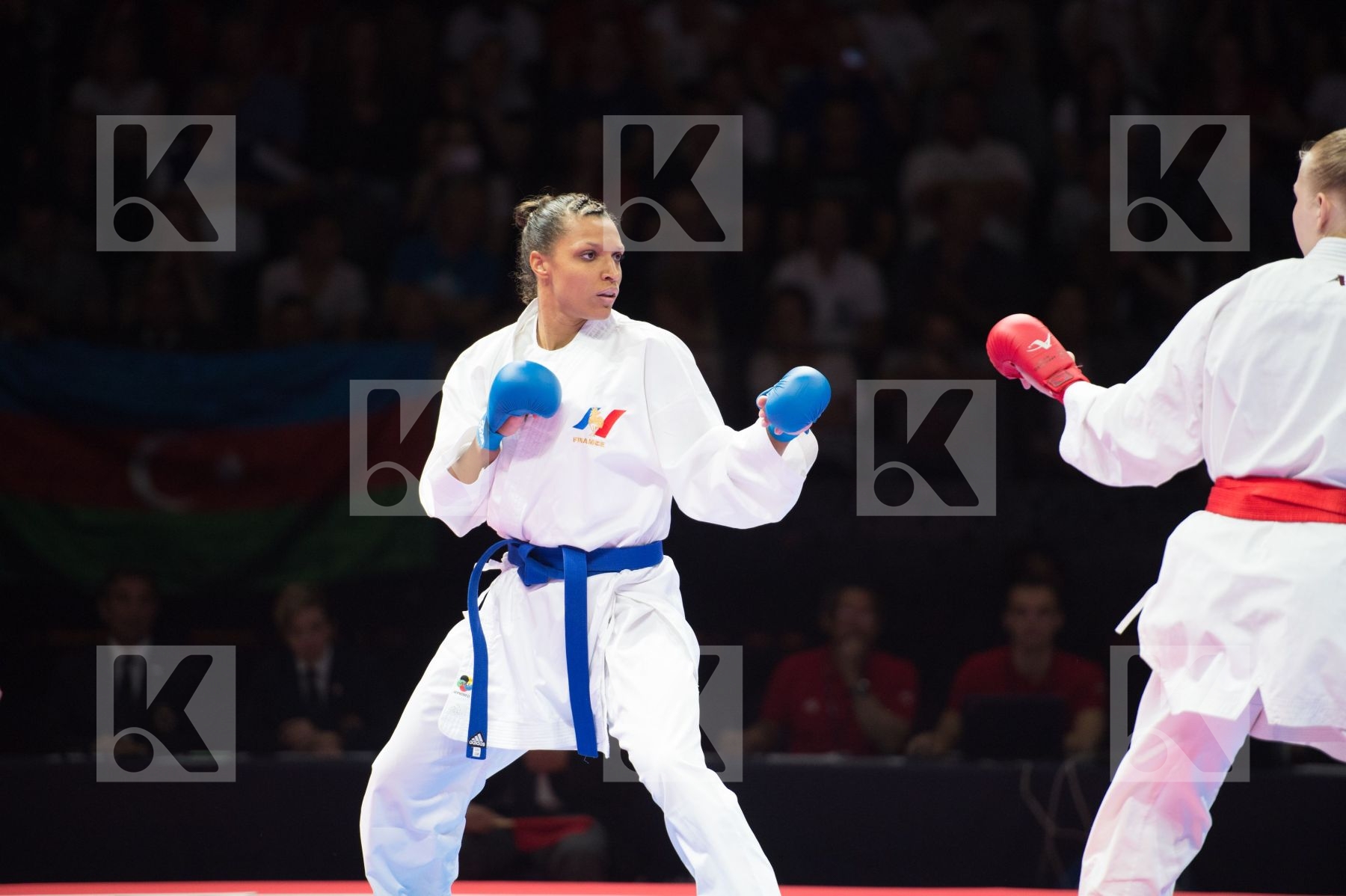 68+ Kg Female final Finland Florentin Anne Laure france kumite K