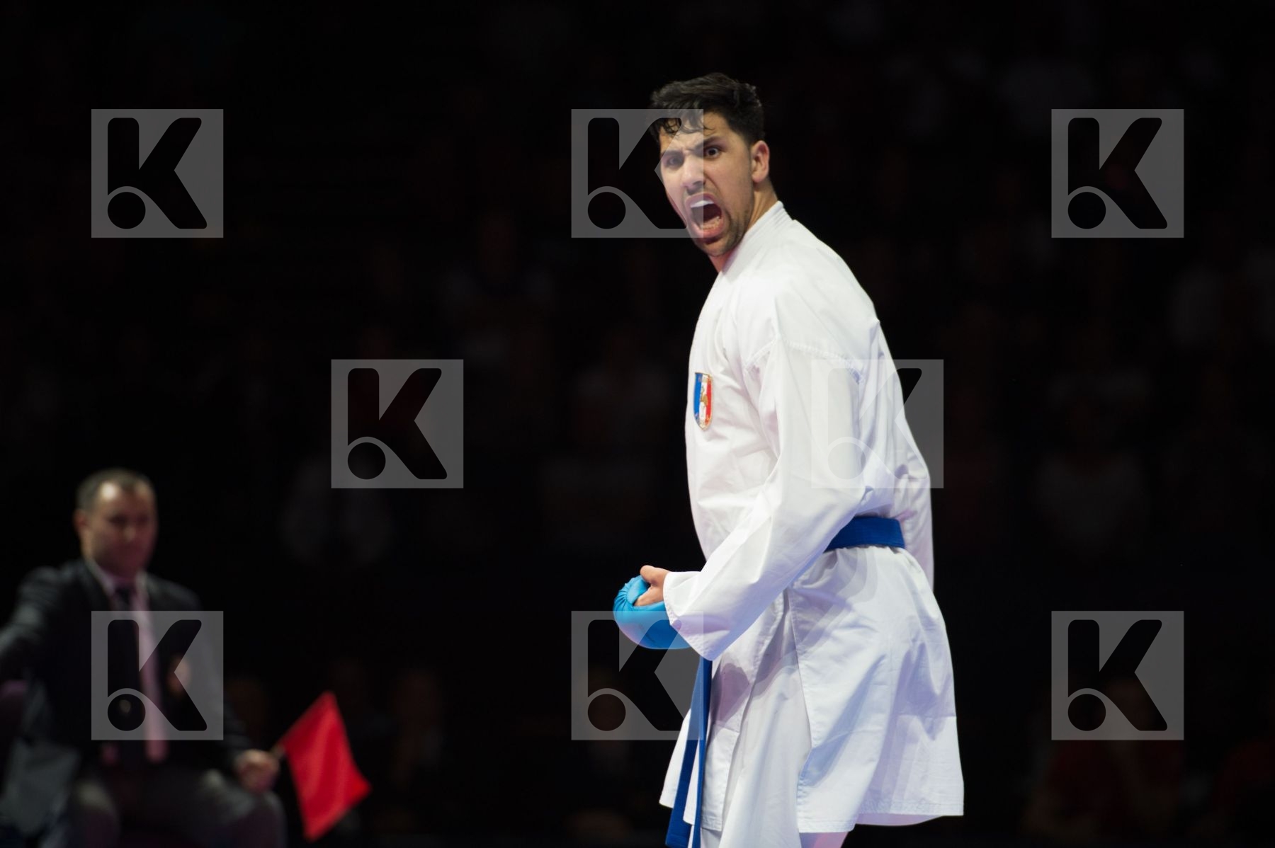 84+ Kg Bendiab Salim france Greece kumite Male margaritopoulos s