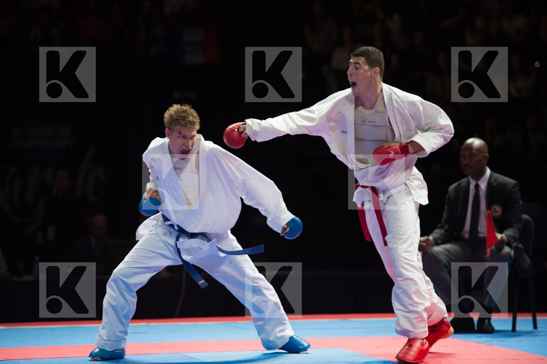 kumite Male netherlands semi-final Serbia team