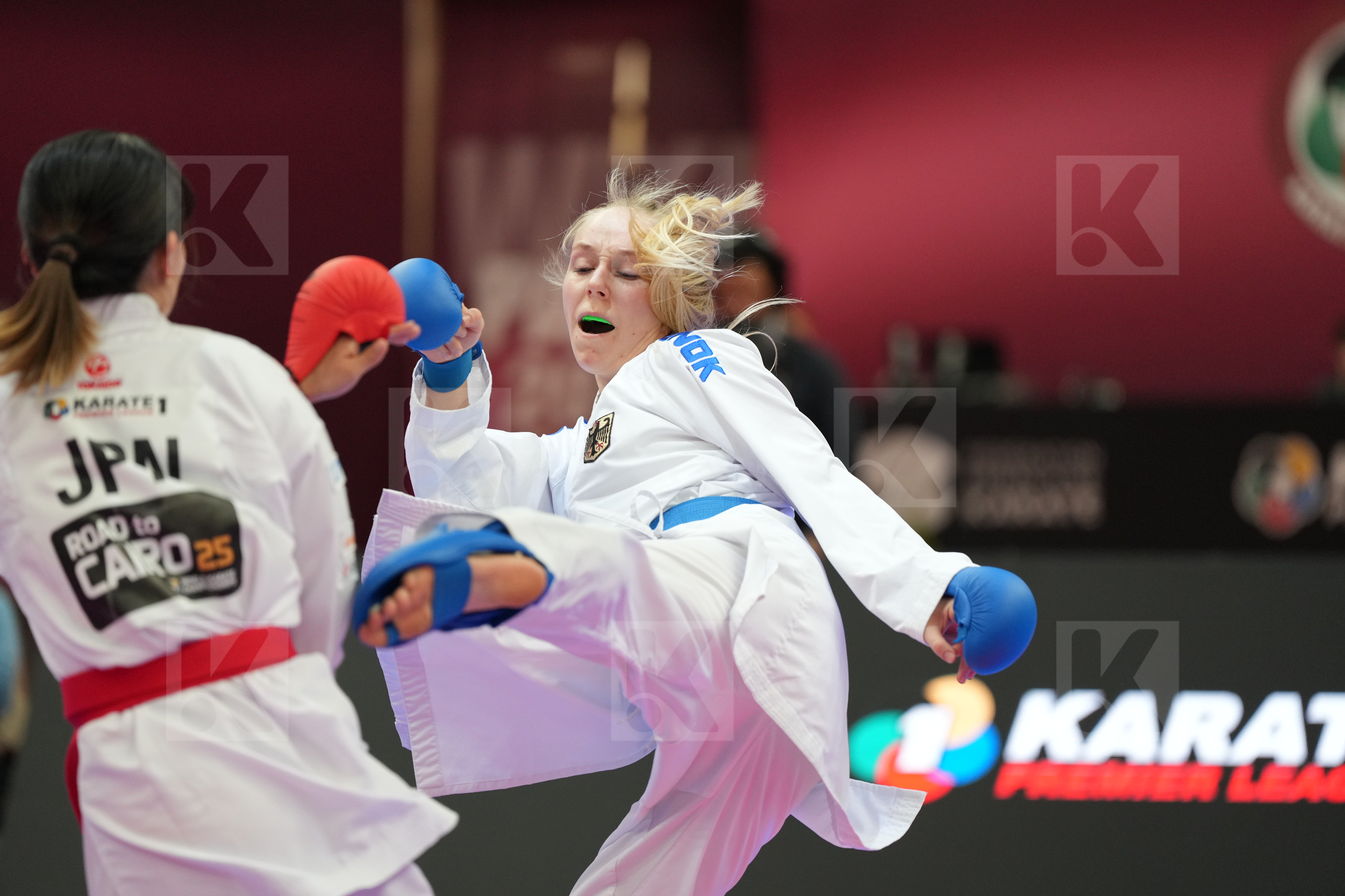 SHIMA AIRI (JAPAN) vs BITSCH MIA (GERMANY) in Female Kumite -55 Kg - Final bout
