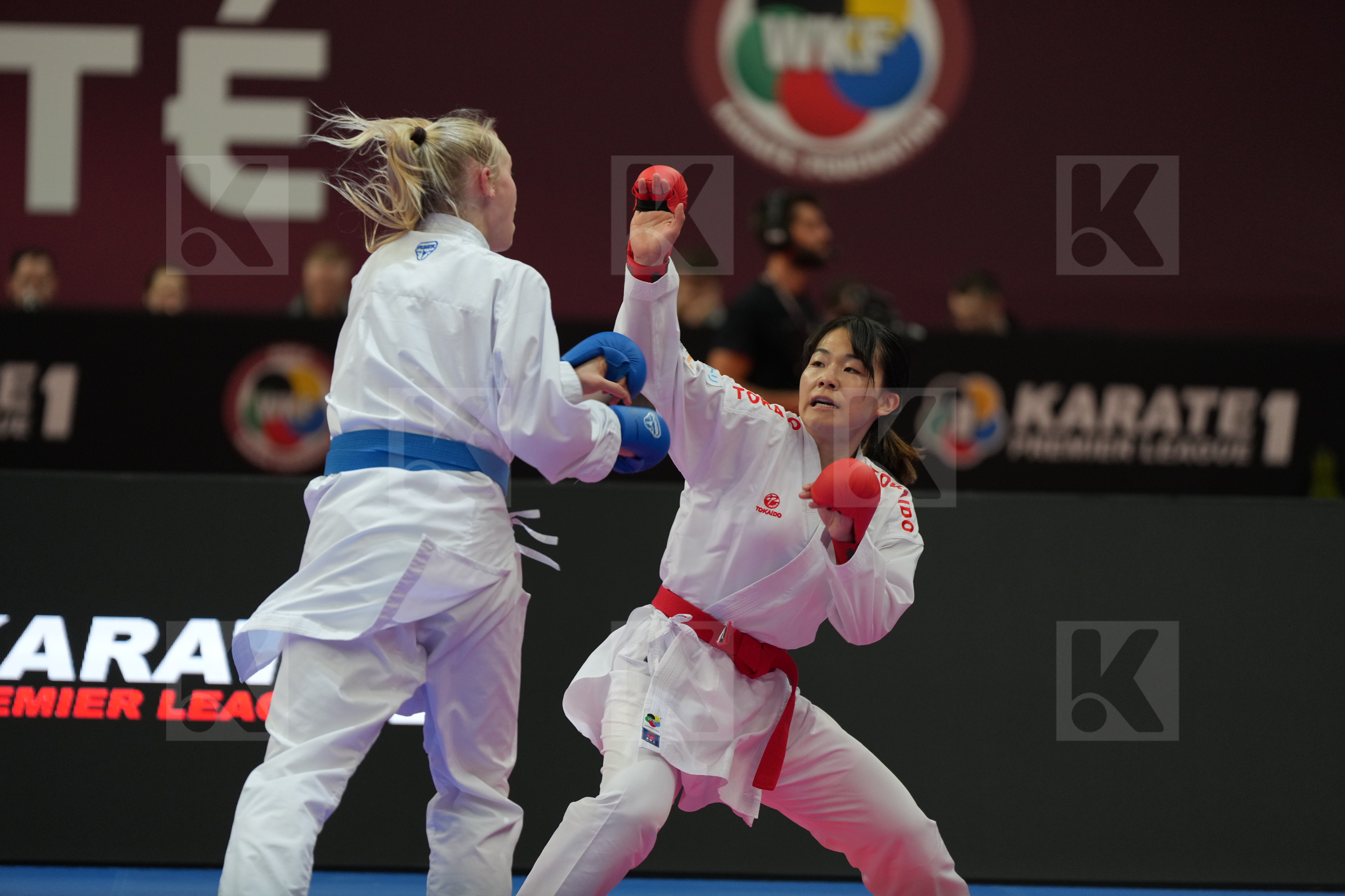 SHIMA AIRI (JAPAN) vs BITSCH MIA (GERMANY) in Female Kumite -55 Kg - Final bout