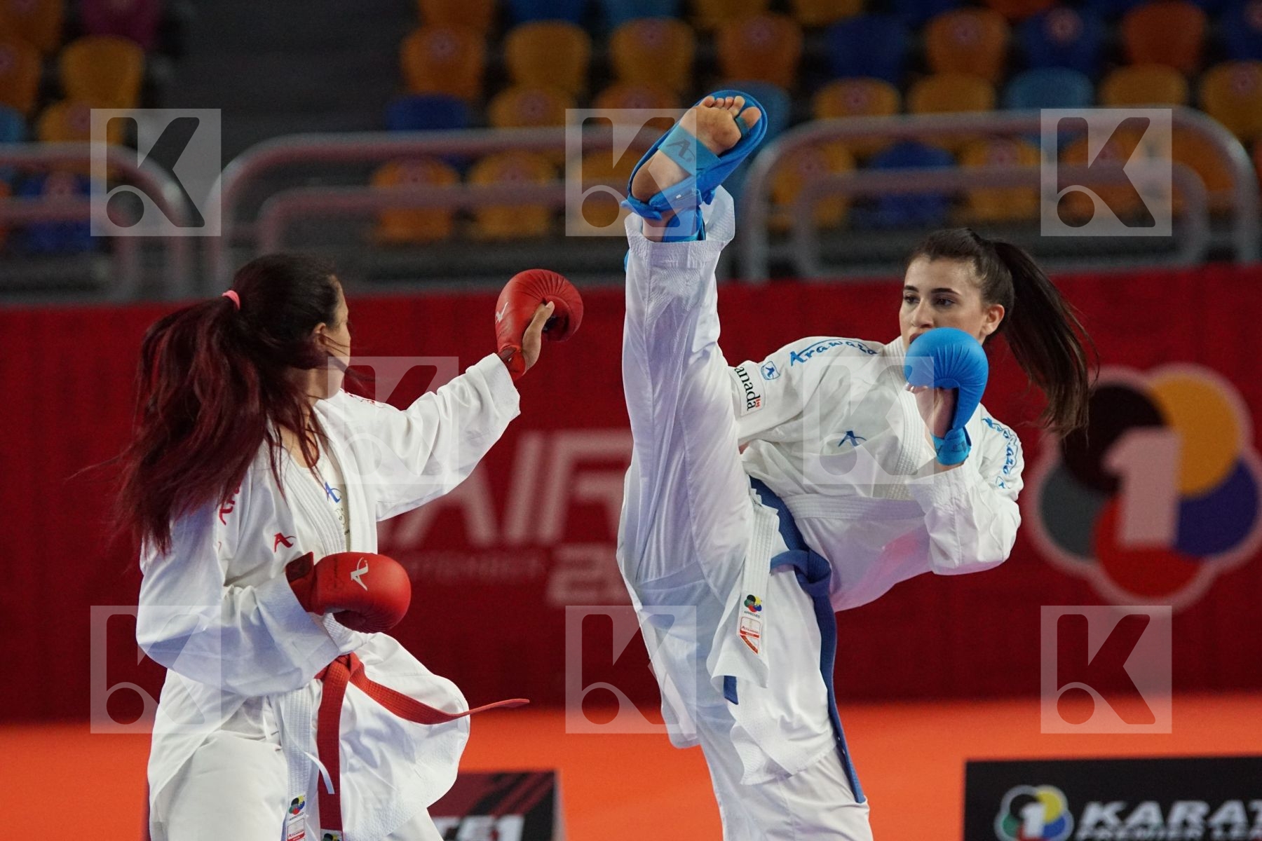 Noursin ALI (EGYPT) vs (Haya JUMAA (CANADA) in Female Kumite -61 Kg - Bronze bout