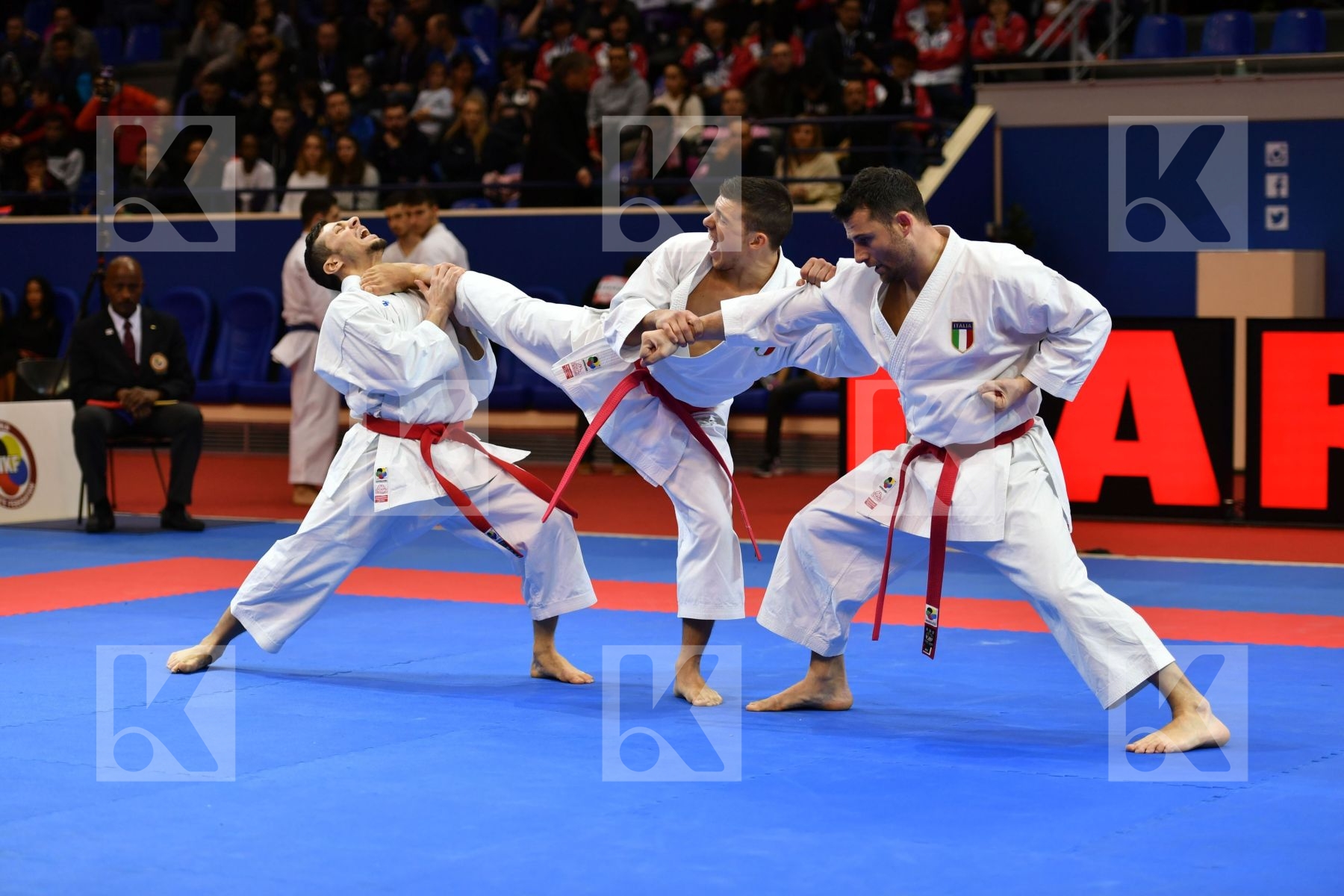 bunkai Italy Kata Team Male