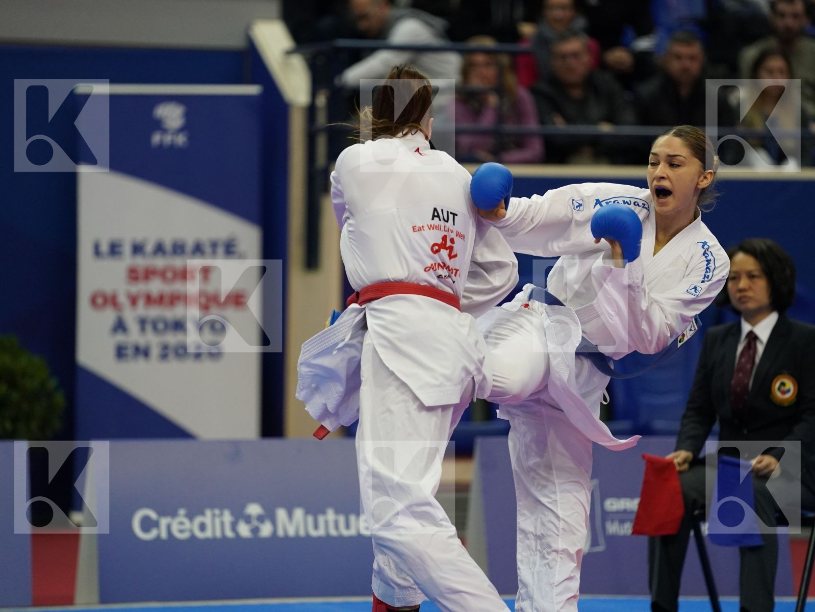 BUCHINGER ALISA (AUSTRIA) vs BRATIC MELISSA (CANADA) in Senior Kumite -68 Kg - Bronze bout