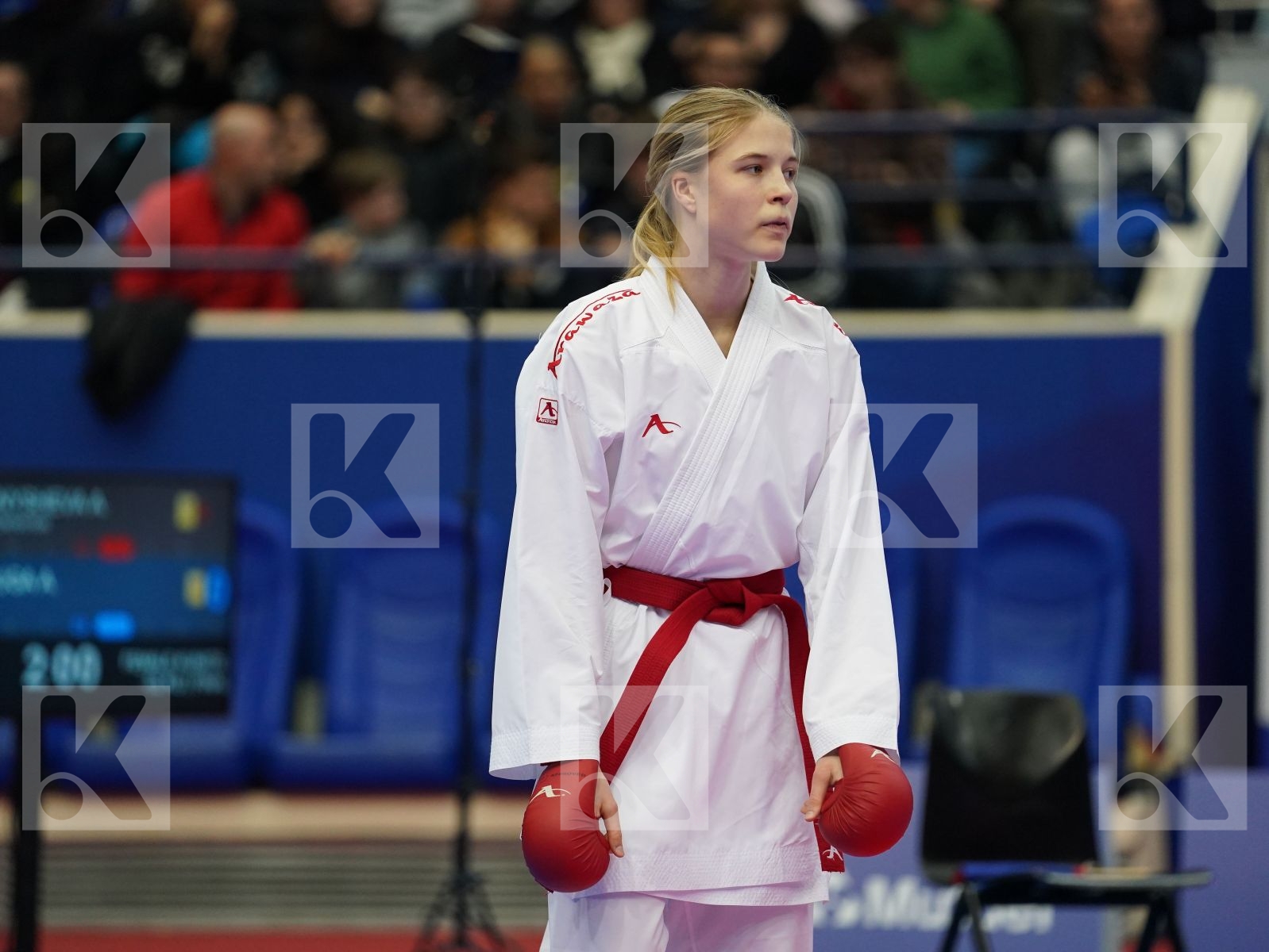 CHERNYSHEVA ANNA (RUSSIA) vs TERLIUGA ANZHELIKA (UKRAINE) in Senior Kumite -55 Kg - Gold bout