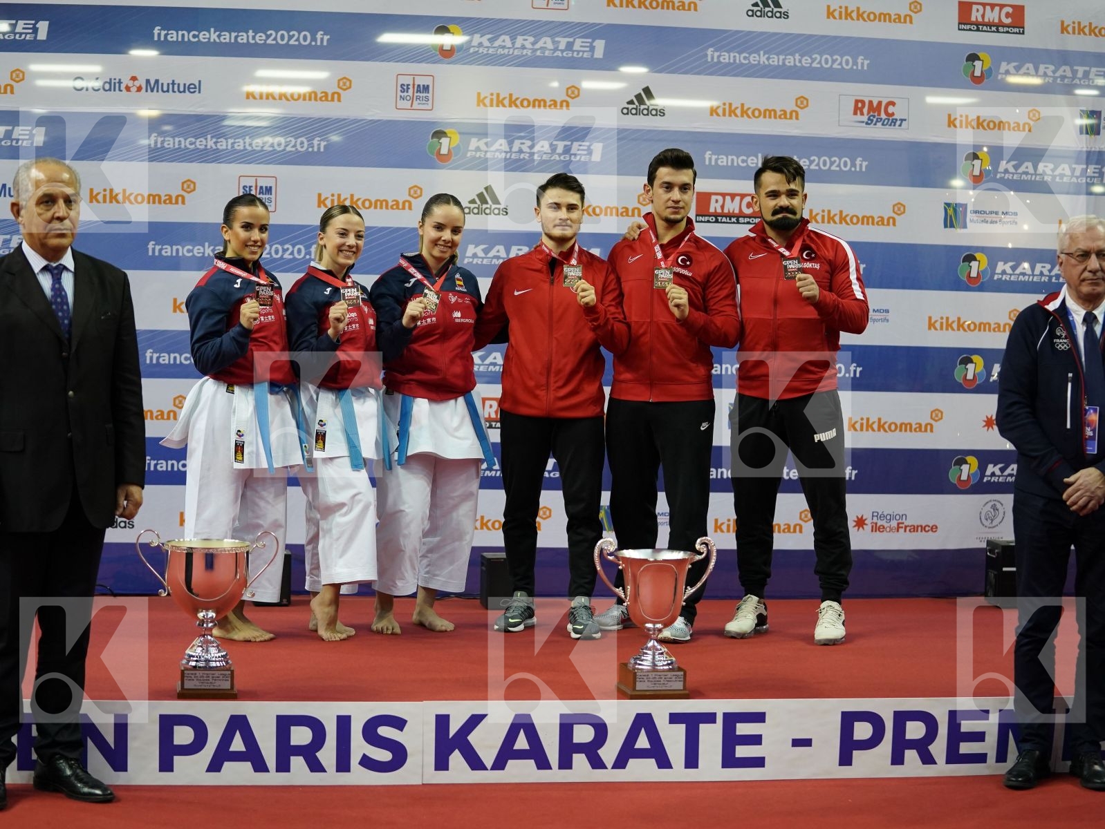 TURKEY in Senior Team Male Kata - Podium ceremony