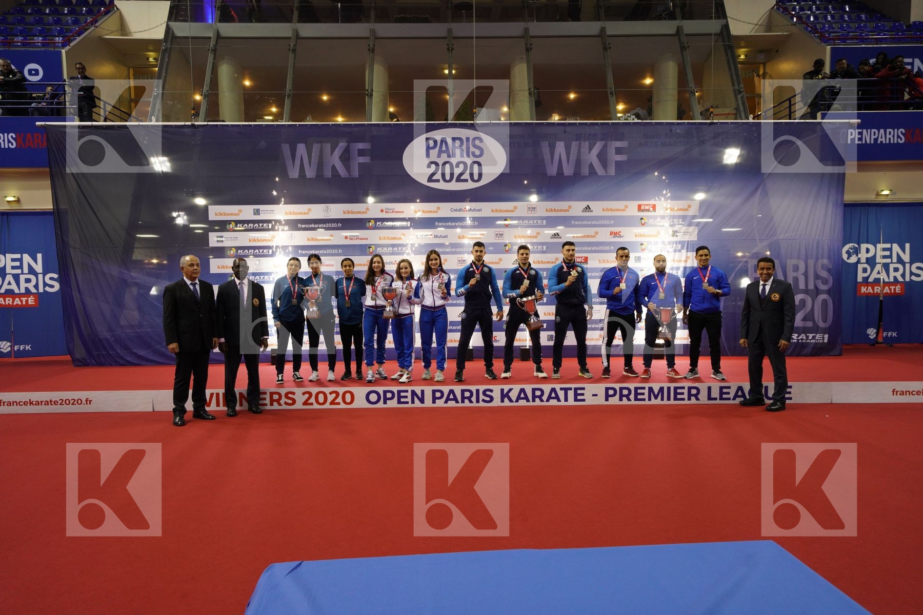 Bronze Podium ceremony