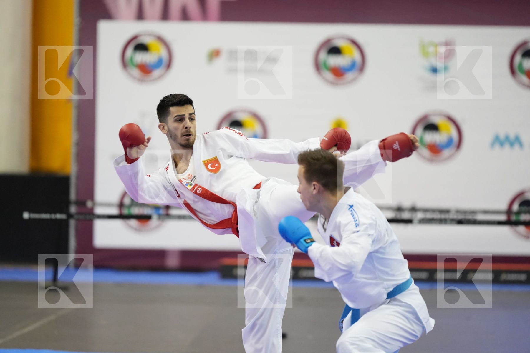 Kumite bronze bout featuring SAMDAN ERAY & Imrich Dominik