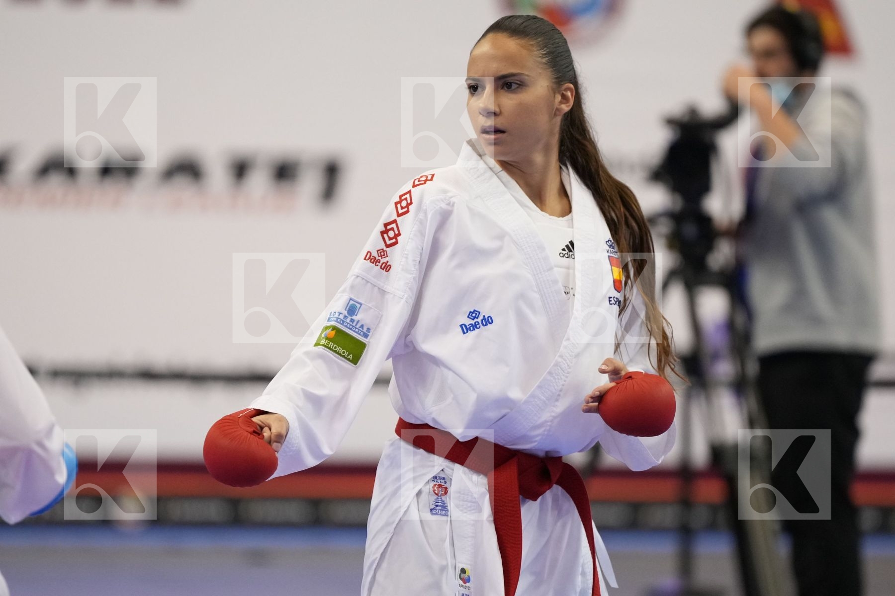 Kumite bronze bout featuring FERNANDEZ OSORIO CARLOTA & Stoli Maria