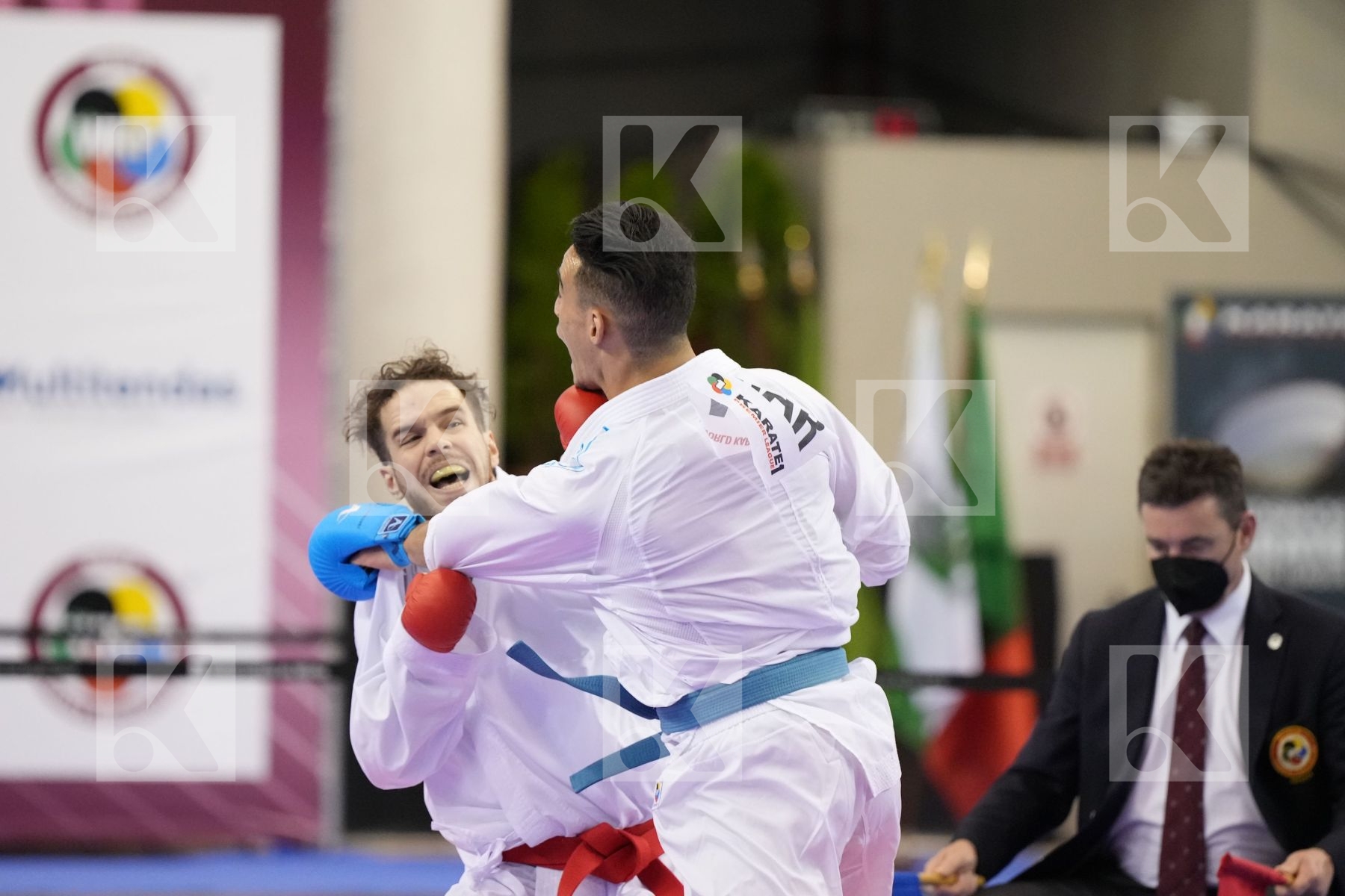 Kumite bronze bout featuring Noah Pisino & Said Oubaya