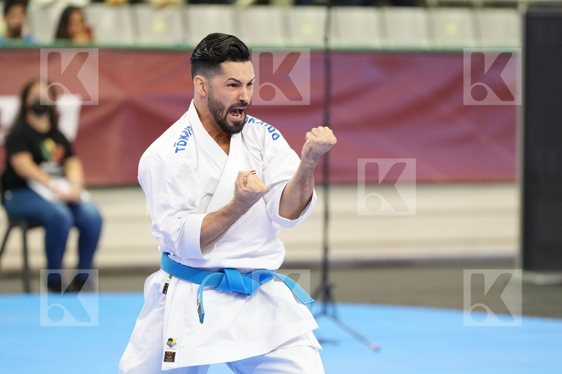 Kata bronze bout featuring Torres Gutierrez Ariel