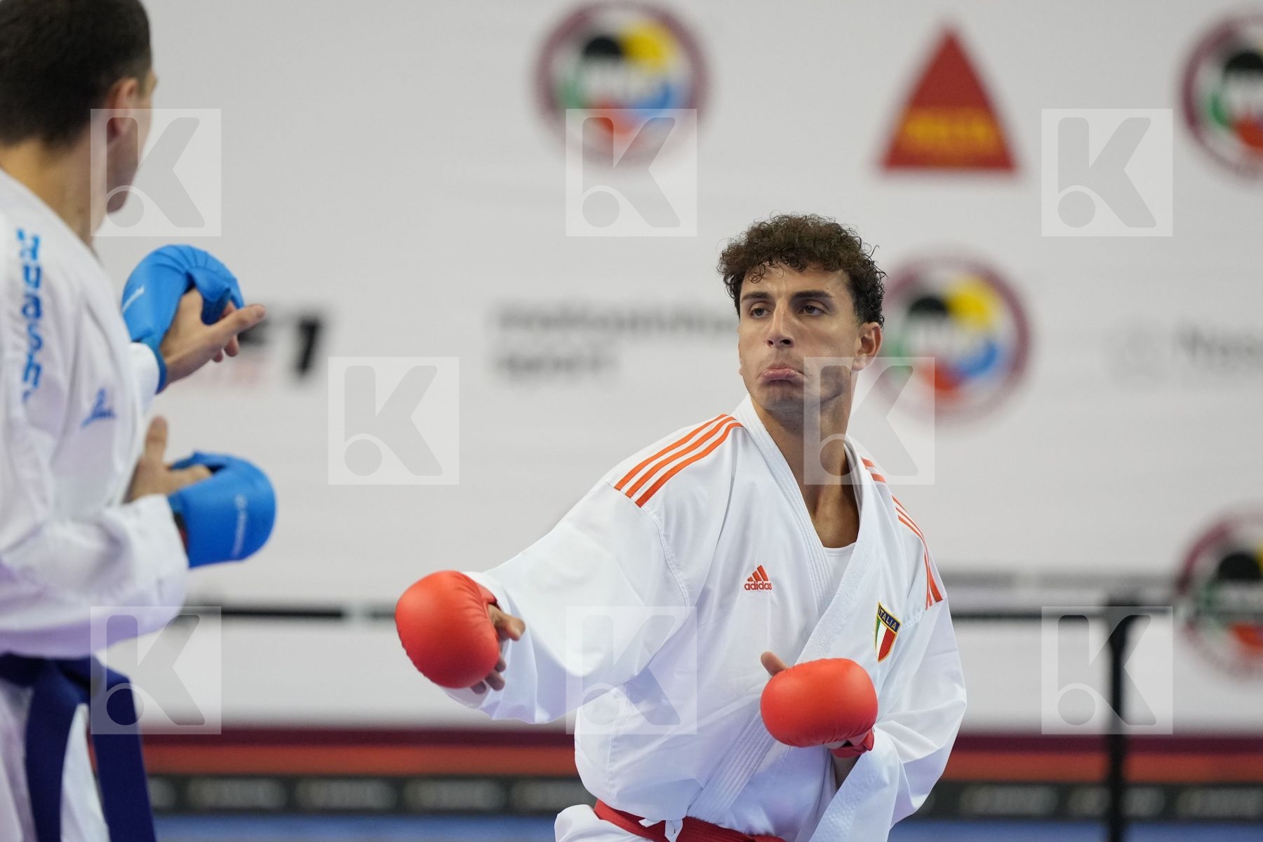 Kumite bronze bout featuring Lorenzo Pietromarchi & Andrii Zaplitnyi