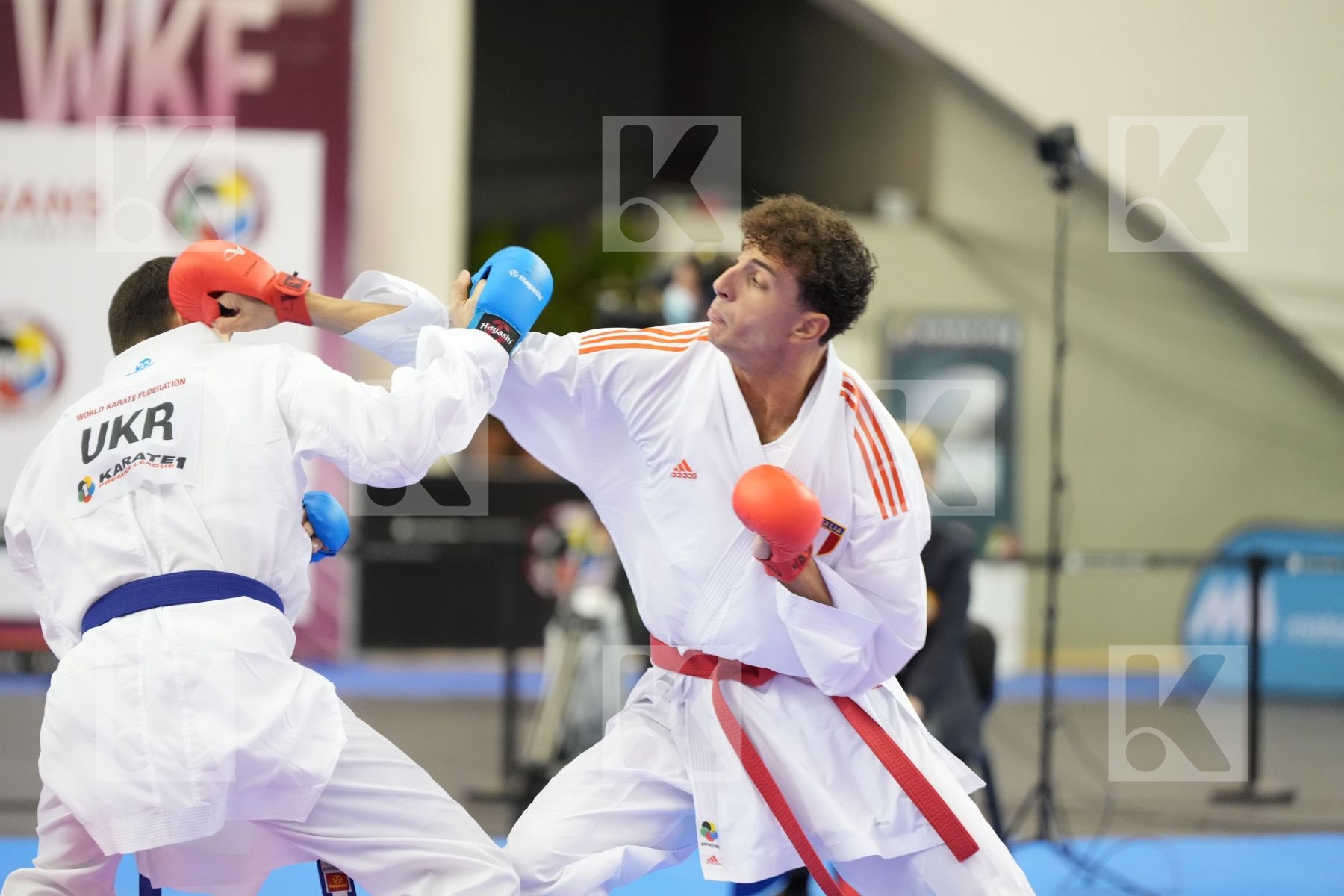 Kumite bronze bout featuring Lorenzo Pietromarchi & Andrii Zaplitnyi