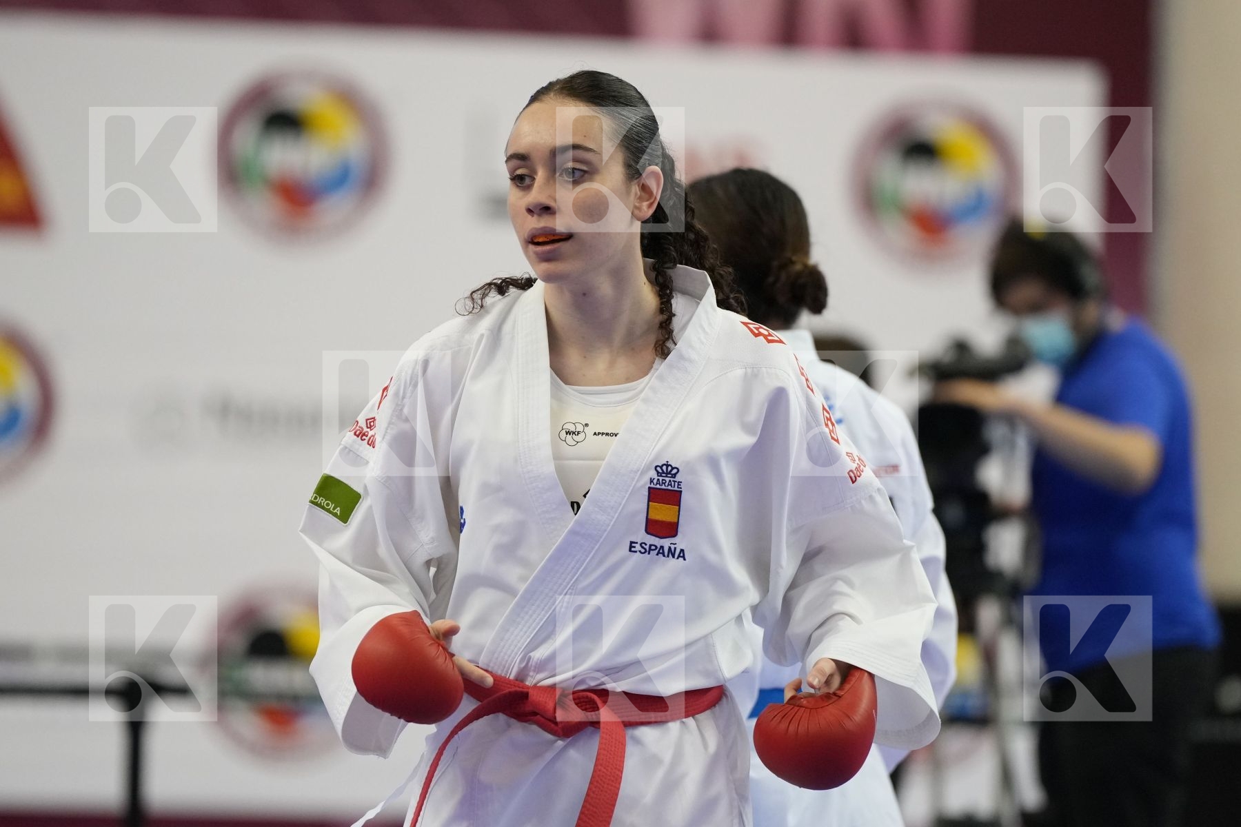 Kumite bronze bout featuring SAITO AYAKA & PASCUAL CHICO MARTA