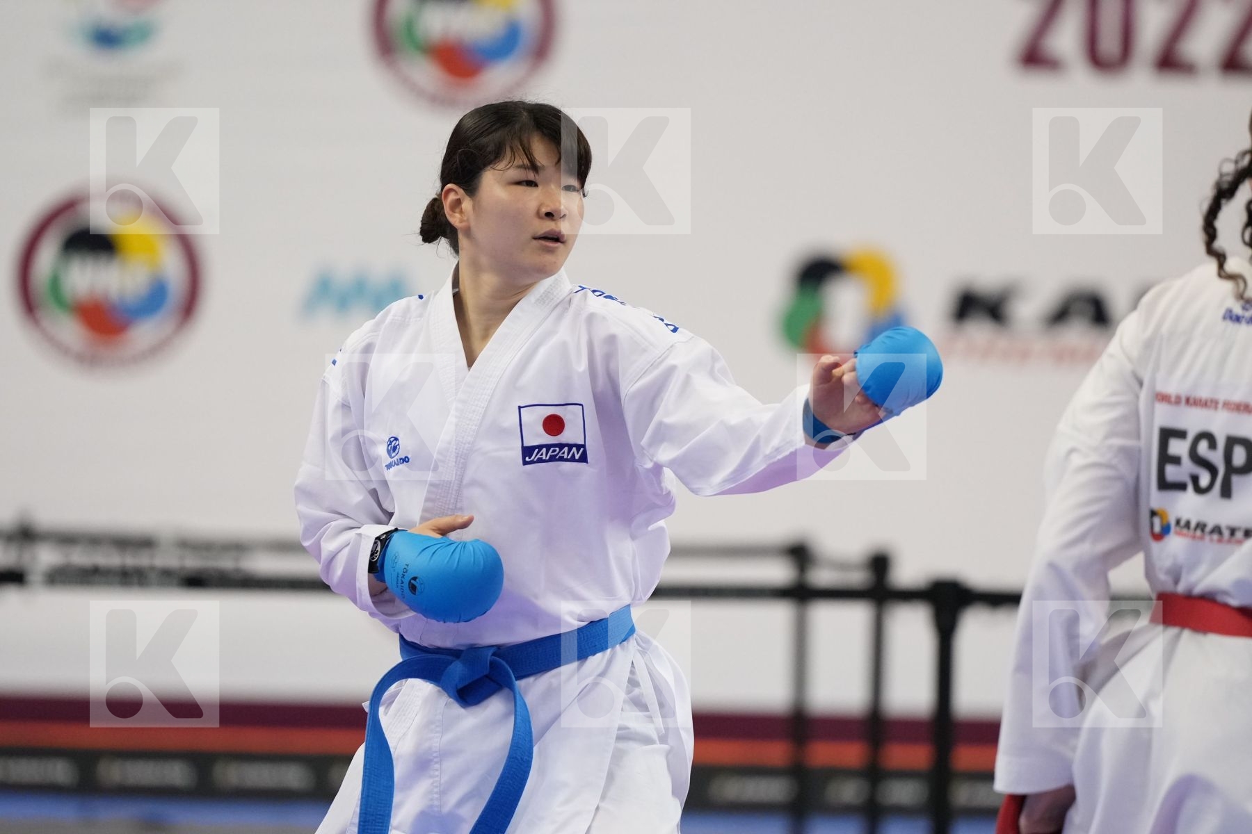 Kumite bronze bout featuring SAITO AYAKA & PASCUAL CHICO MARTA