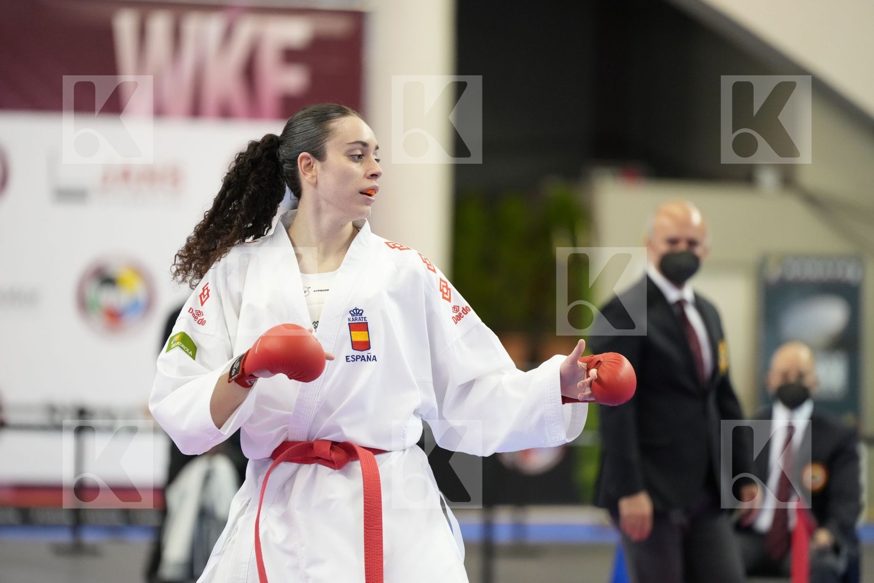 Kumite bronze bout featuring SAITO AYAKA & PASCUAL CHICO MARTA