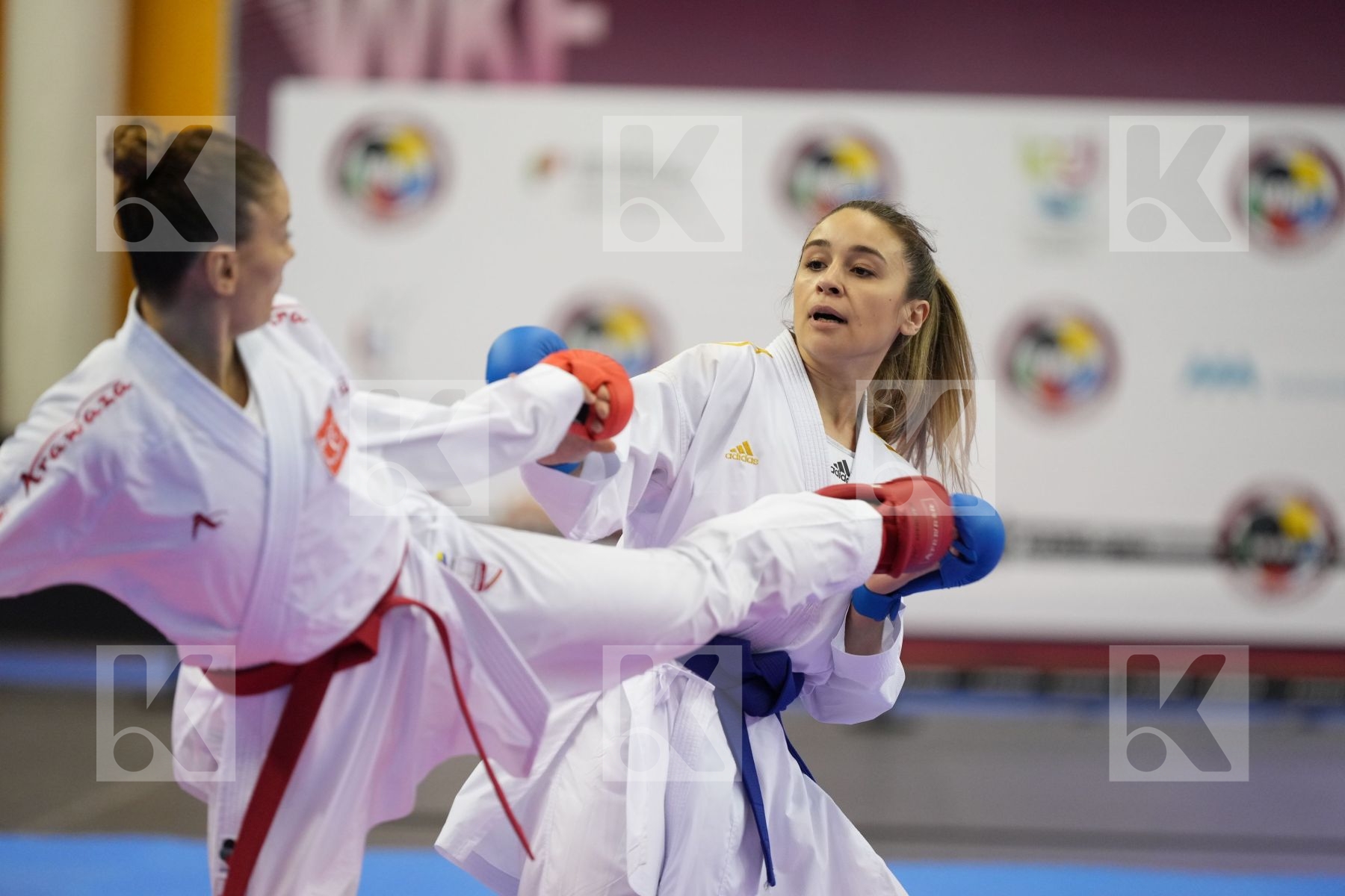 Kumite final bout featuring YAKAN TUBA & TERLIUGA ANZHELIKA