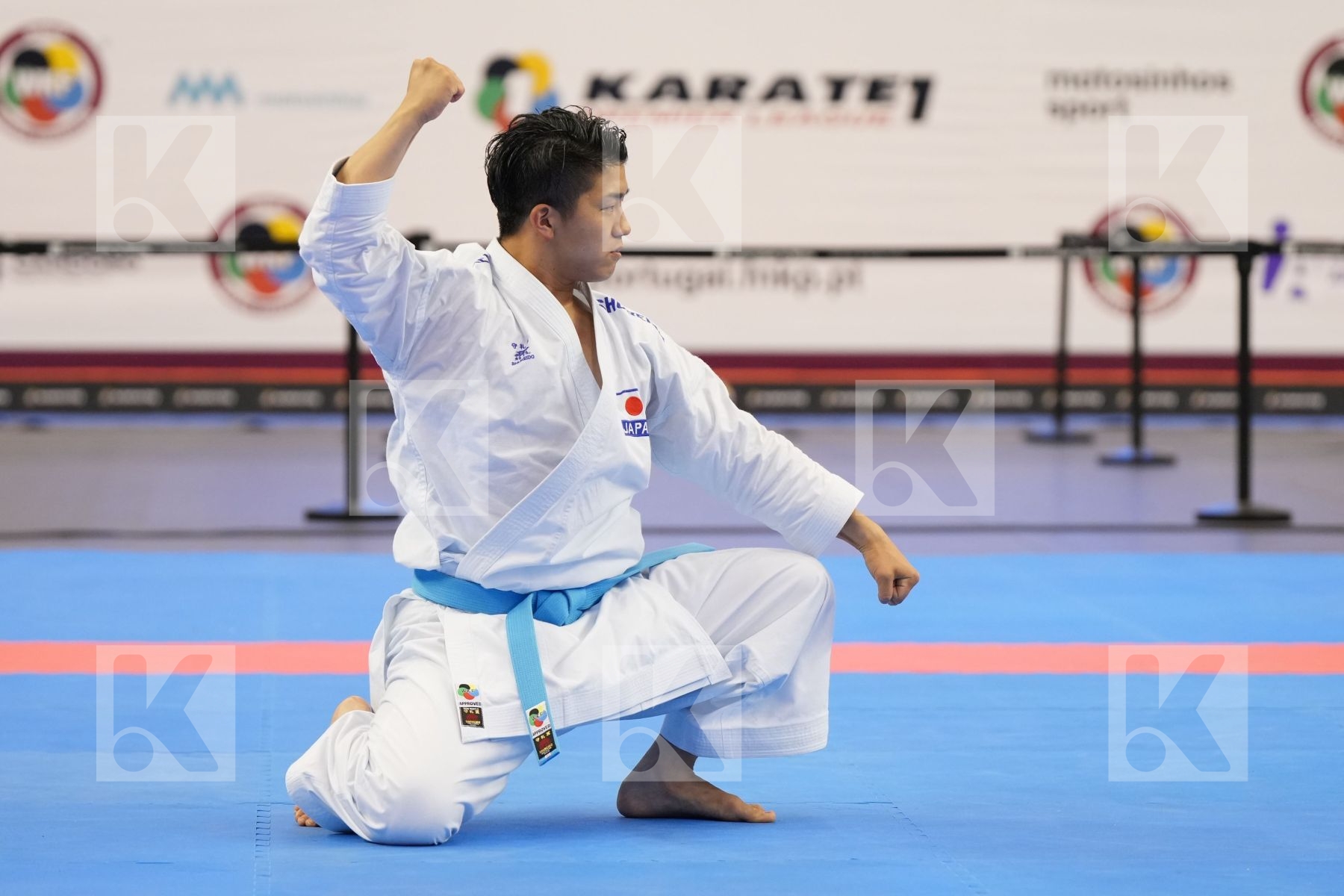 Kata final bout featuring Nishiyama Kakeru