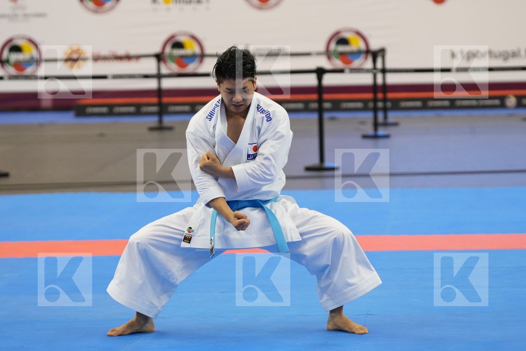 Kata final bout featuring Nishiyama Kakeru