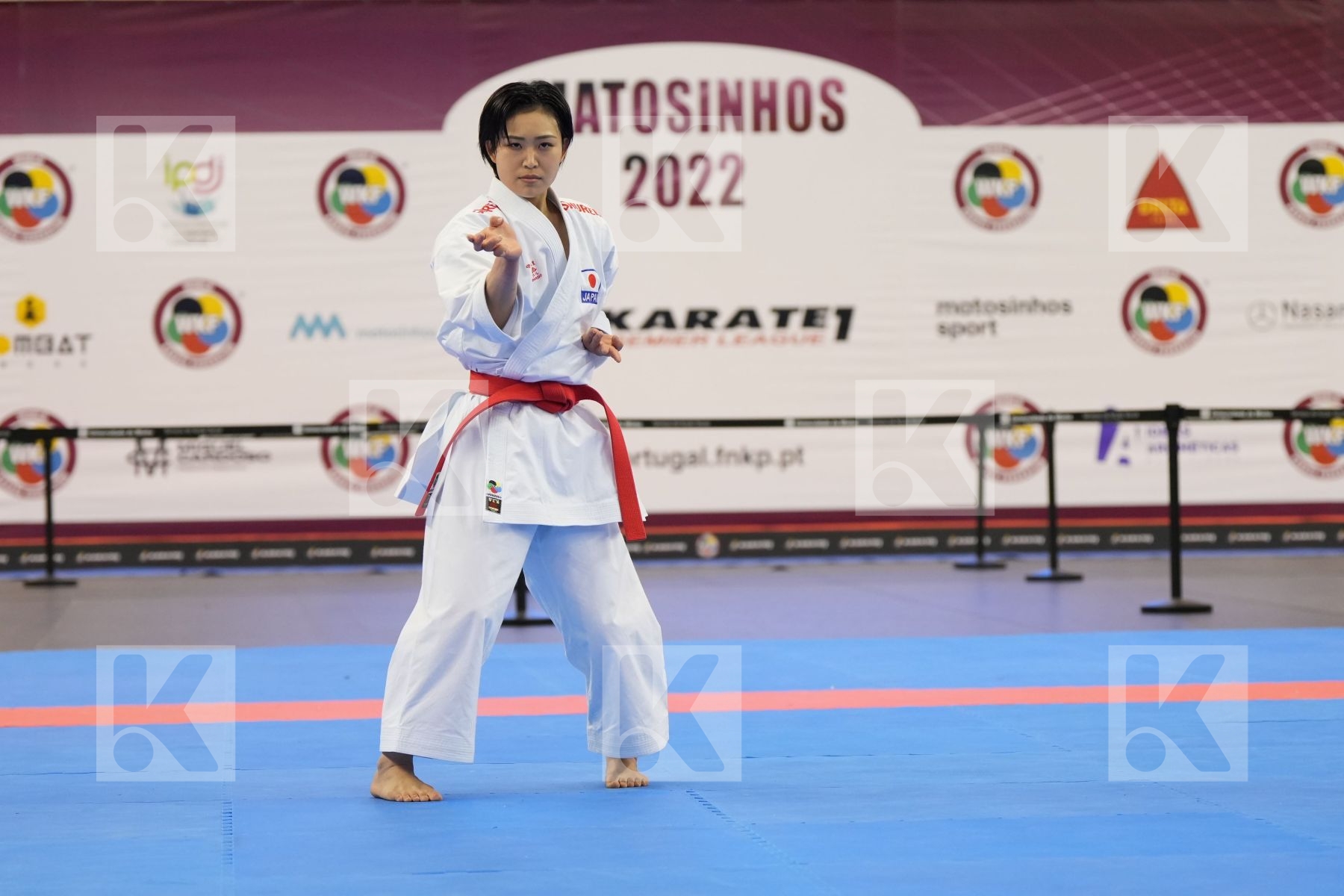 Kata bronze bout featuring Shimizu Natsuki