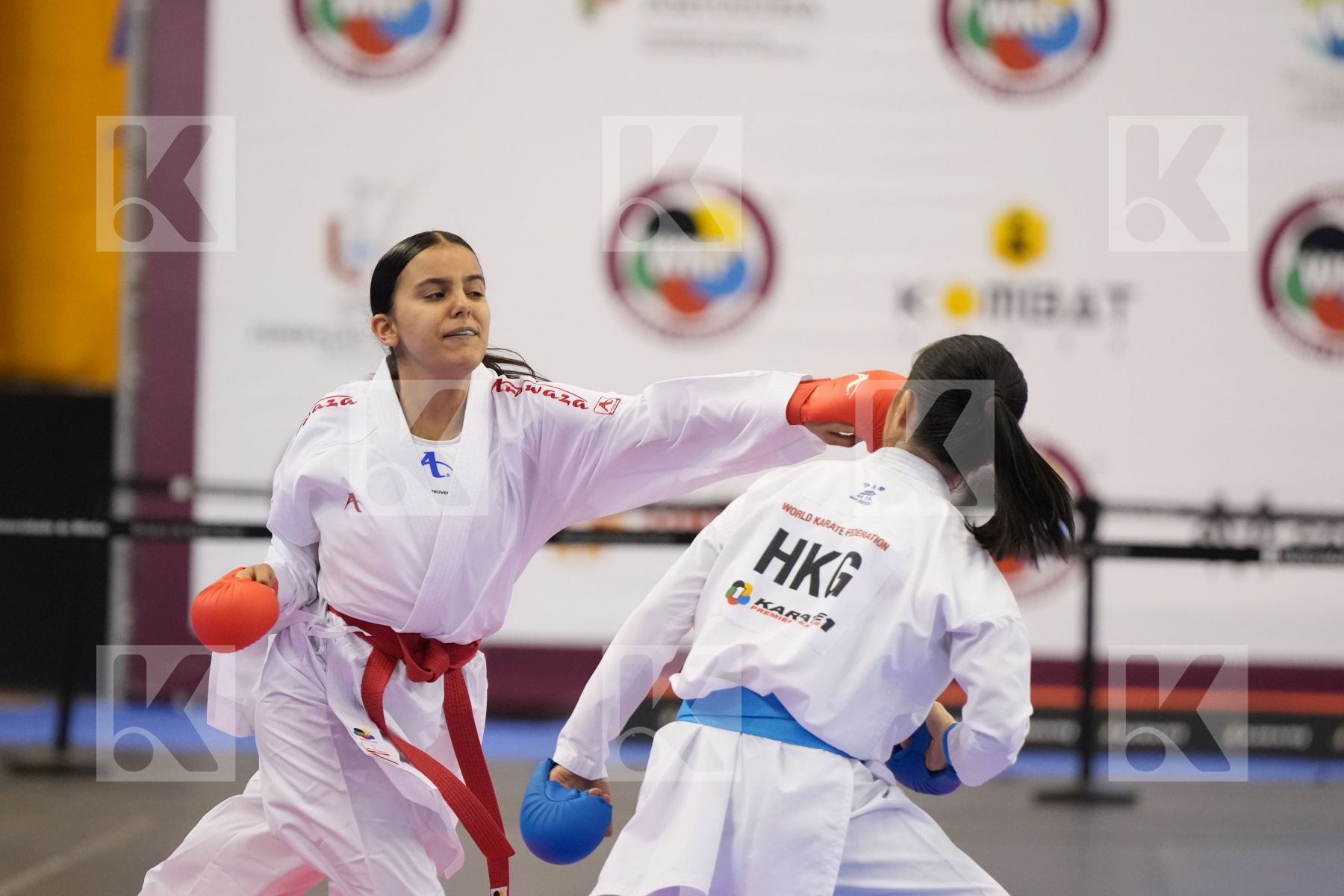 Kumite bronze bout featuring TSANG YEE TING & Bugur Seden