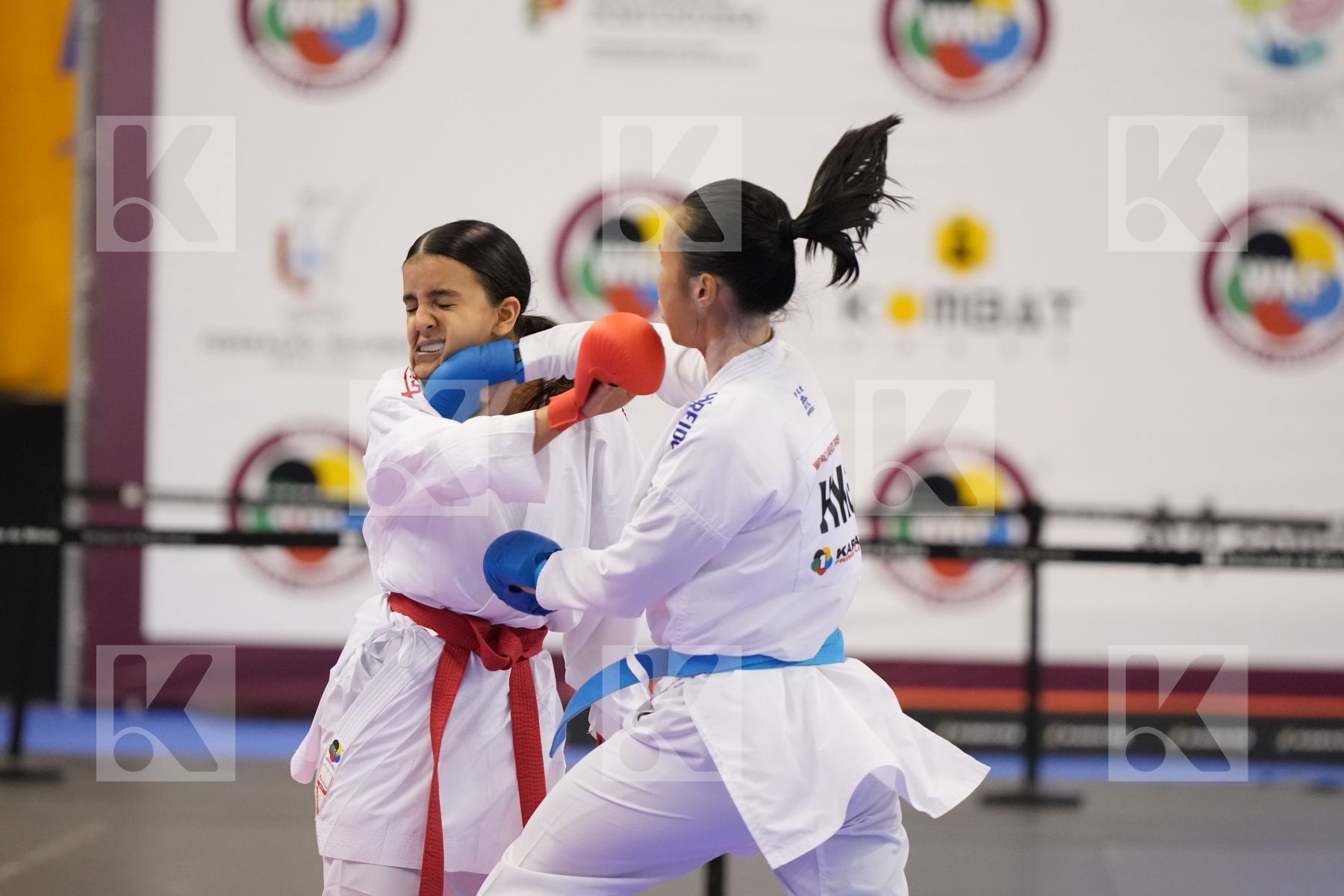 Kumite bronze bout featuring TSANG YEE TING & Bugur Seden