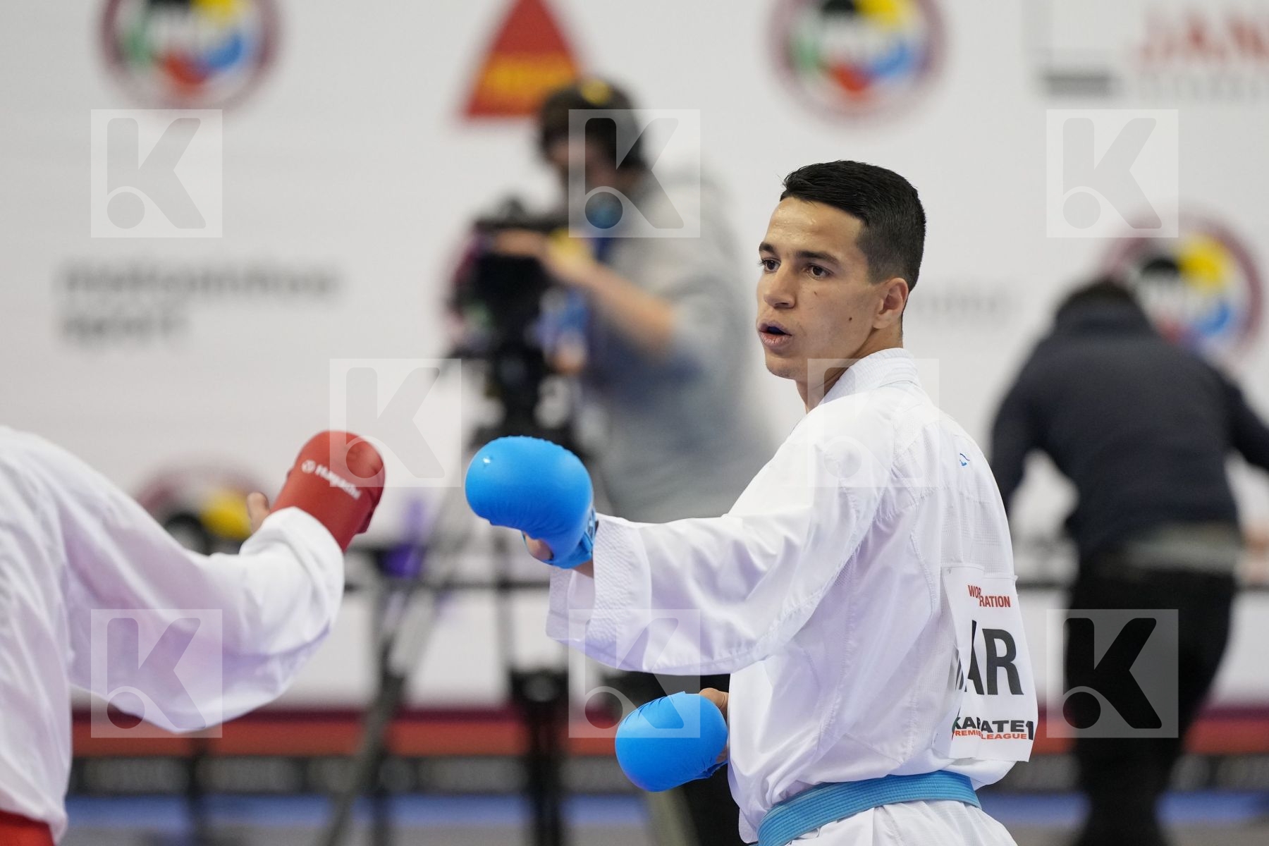 Kumite bronze bout featuring Danilo Greco & Oussama Edari