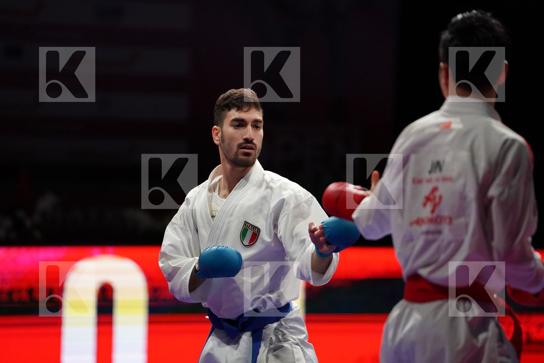 SAGO NAOTO (JAPAN) VS CRESCENZO ANGELO (ITALY) in Senior Kumite -60 Kg - Bronze bout