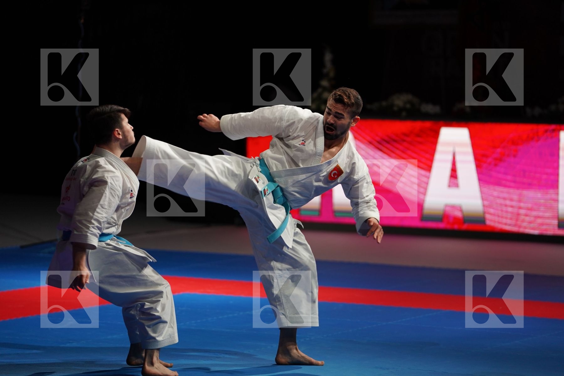 TURKEY (DURAN, GOKTAS, OZDEMIR) in Senior Team Male Kata - Gold bout