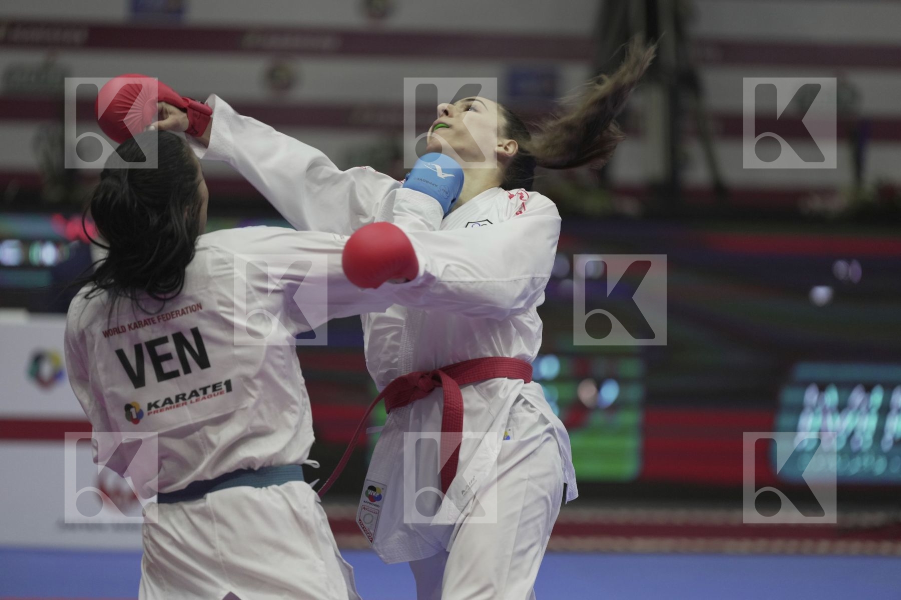 Kumite bronze bout featuring salazar yorgelis & KONTOU IRENE
