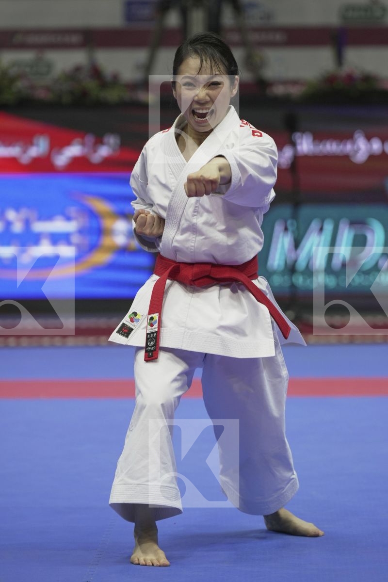 Kata final bout featuring LAU MO SHEUNG GRACE