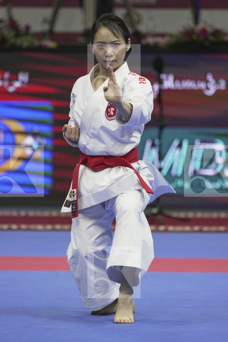 Kata final bout featuring LAU MO SHEUNG GRACE