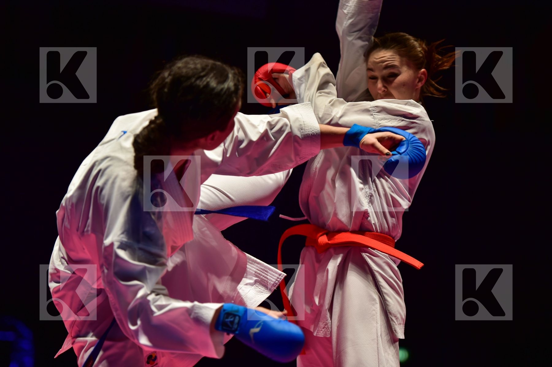 -68 kg France Gafurova Guzaliya Kazakhstan kumite Panetsidou Vas
