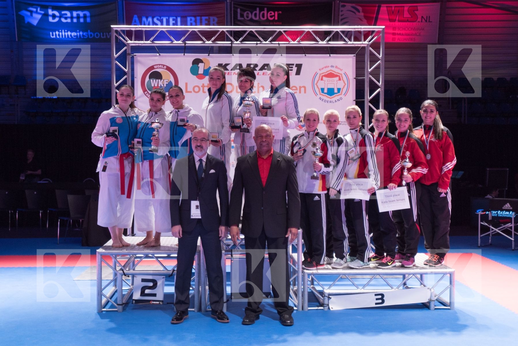 female France Germany kata podium Spain Team Turkey