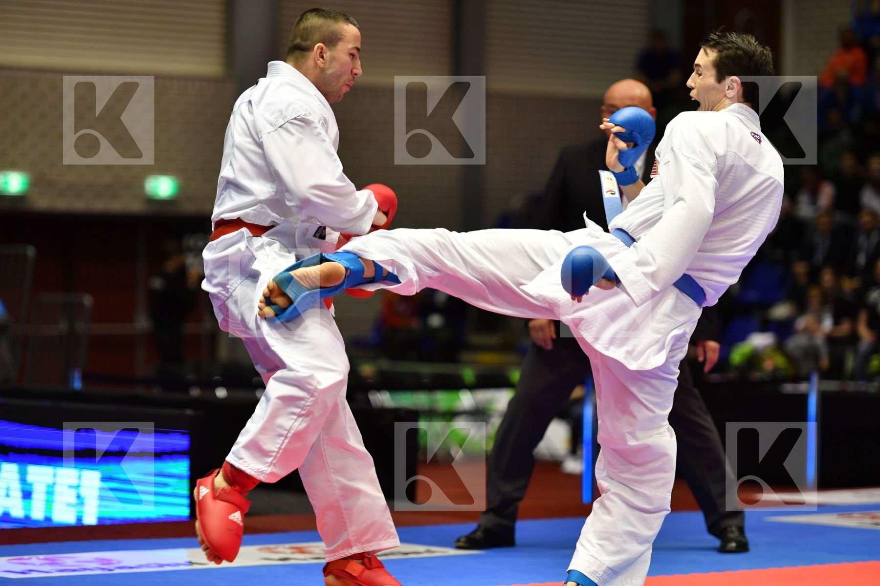 Costa Logan France Male kumite -75 kg Scott Thomas United states