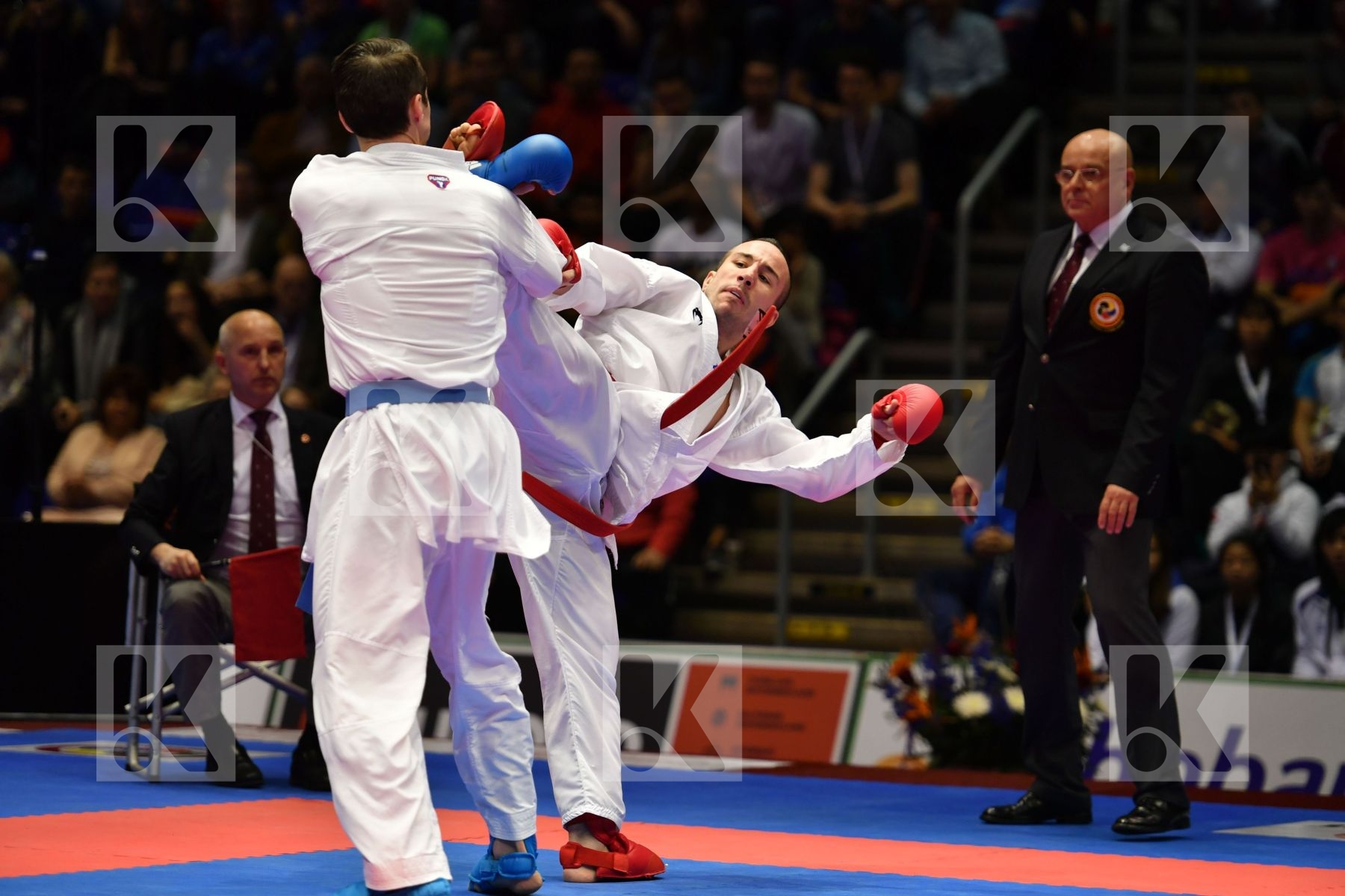 Costa Logan France Male kumite -75 kg Scott Thomas United states