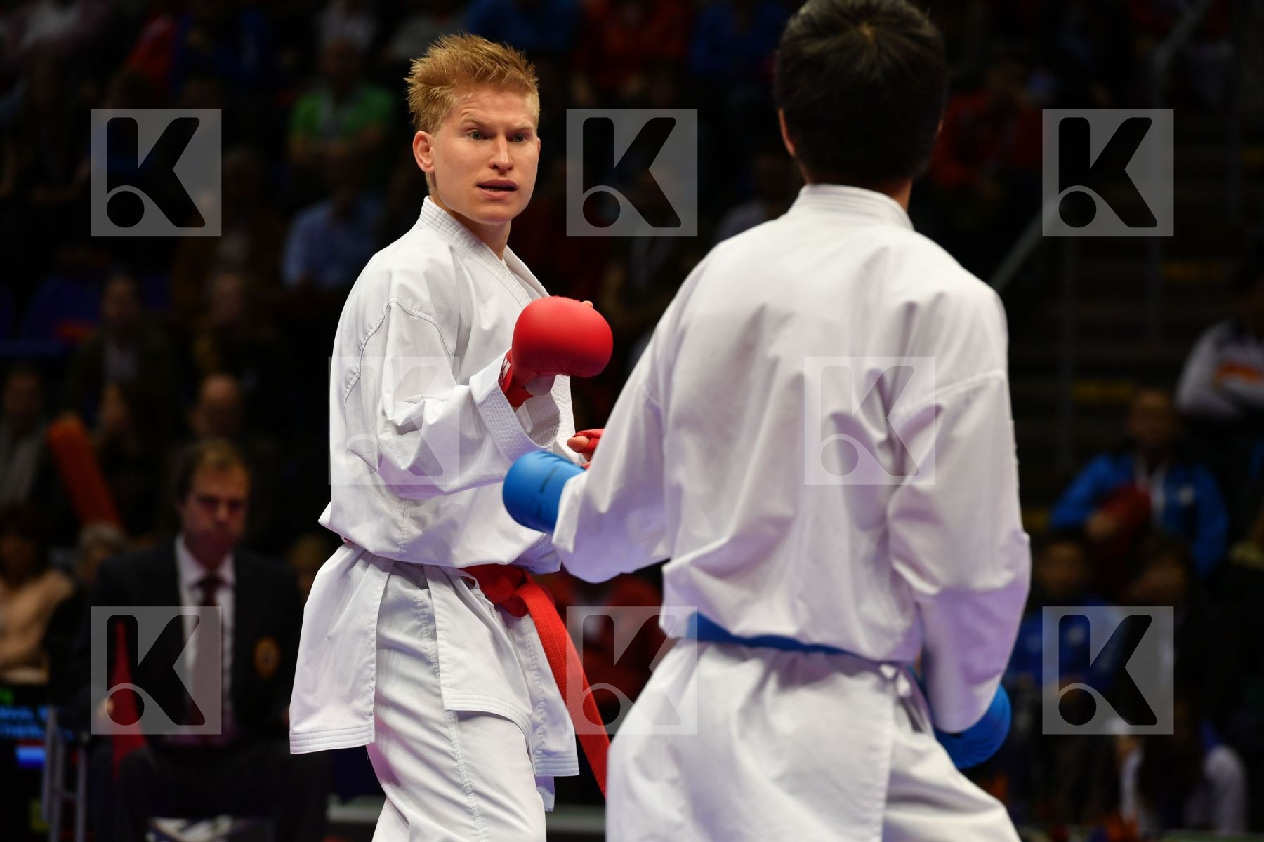 Araga Ryutaro Japan Male kumite -84 kg Netherlands Smaal Rene