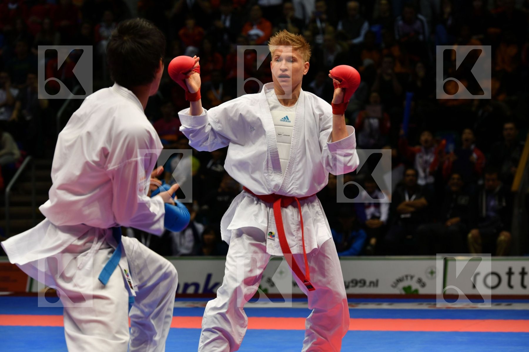 Araga Ryutaro Japan Male kumite -84 kg Netherlands Smaal Rene