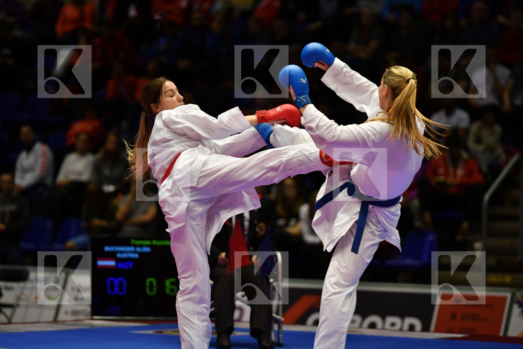 Austria Buchinger Alisa Female kumite -68 kg France Zaretska Iry