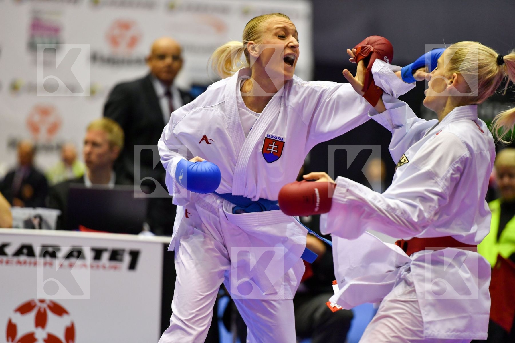 Bitsch Jana Female kumite -55 kg Germany Semanikova Viktoria Slo