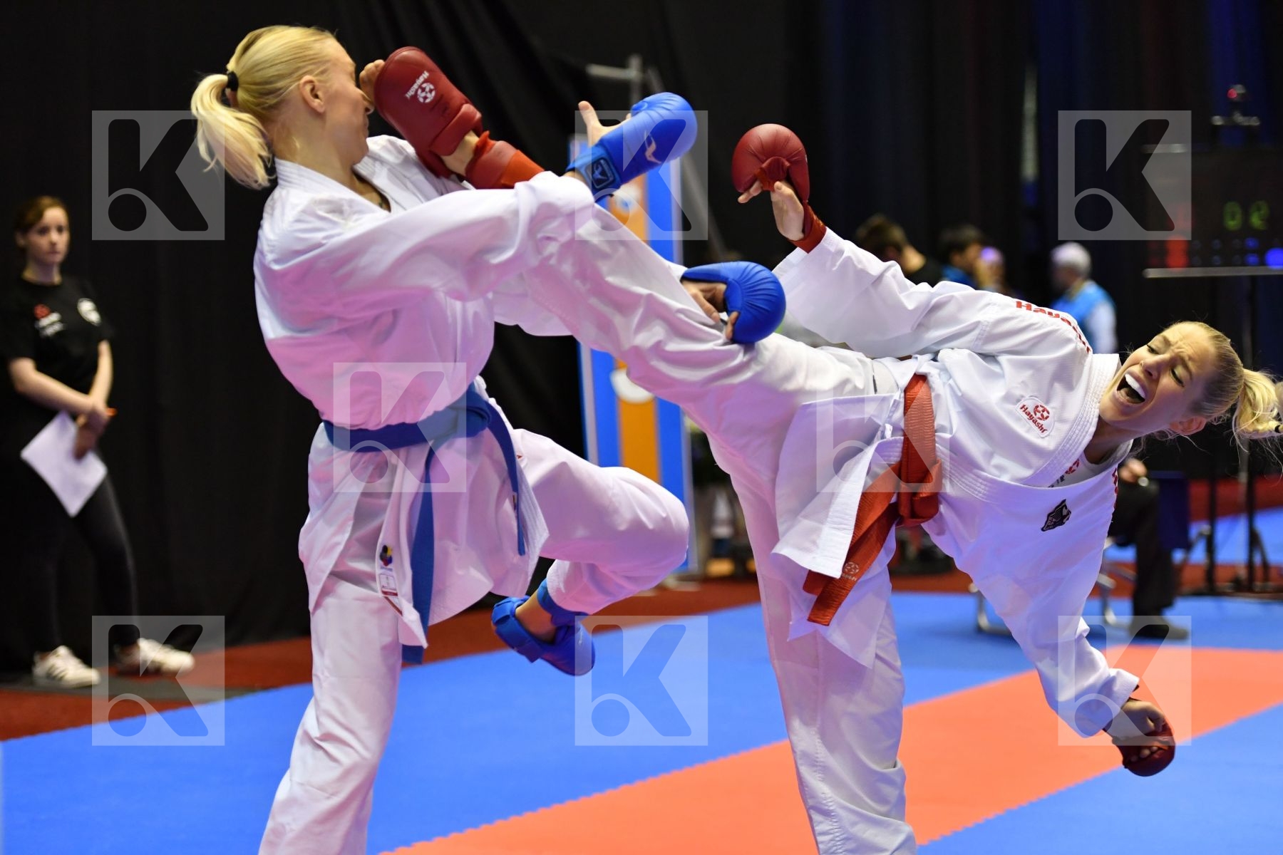 Bitsch Jana Female kumite -55 kg Germany Semanikova Viktoria Slo